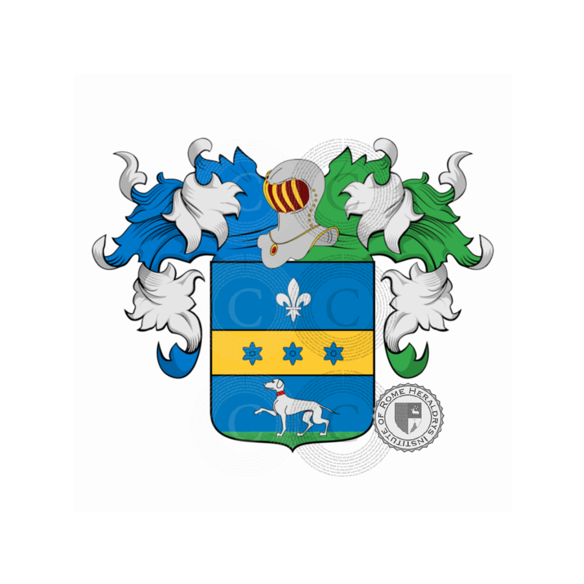 Wappen der FamilieCamozzi de Gherardi