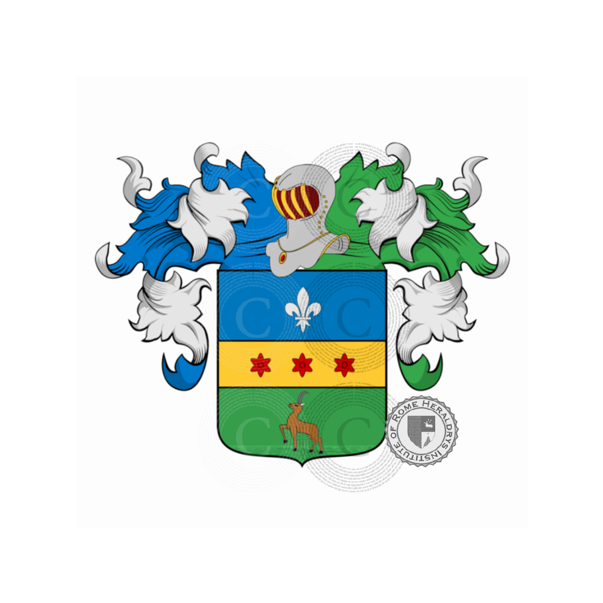 Wappen der FamilieCamozzi de Gherardi
