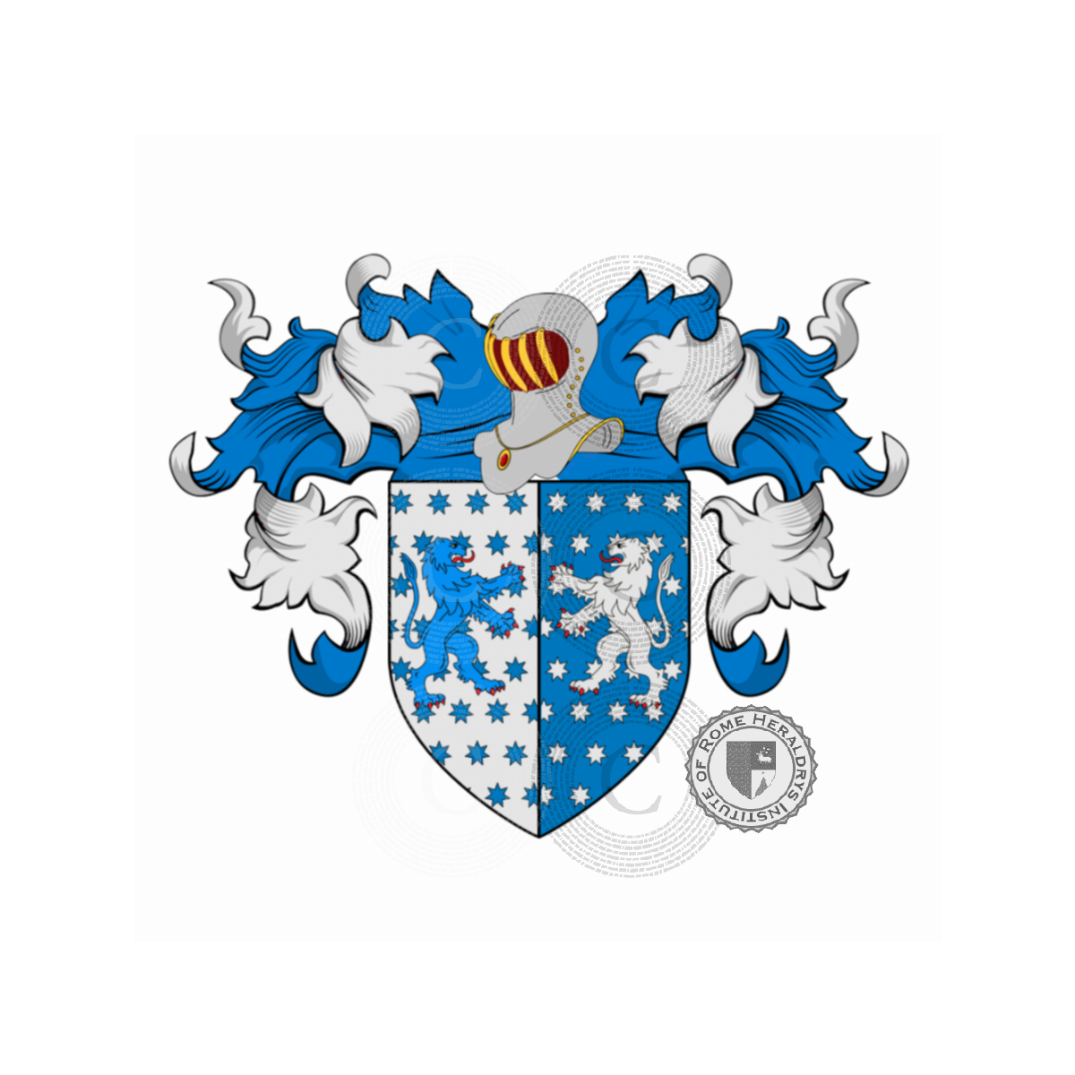 Escudo de la familiaBerti, Bertinazzo,Betti,Brunacci