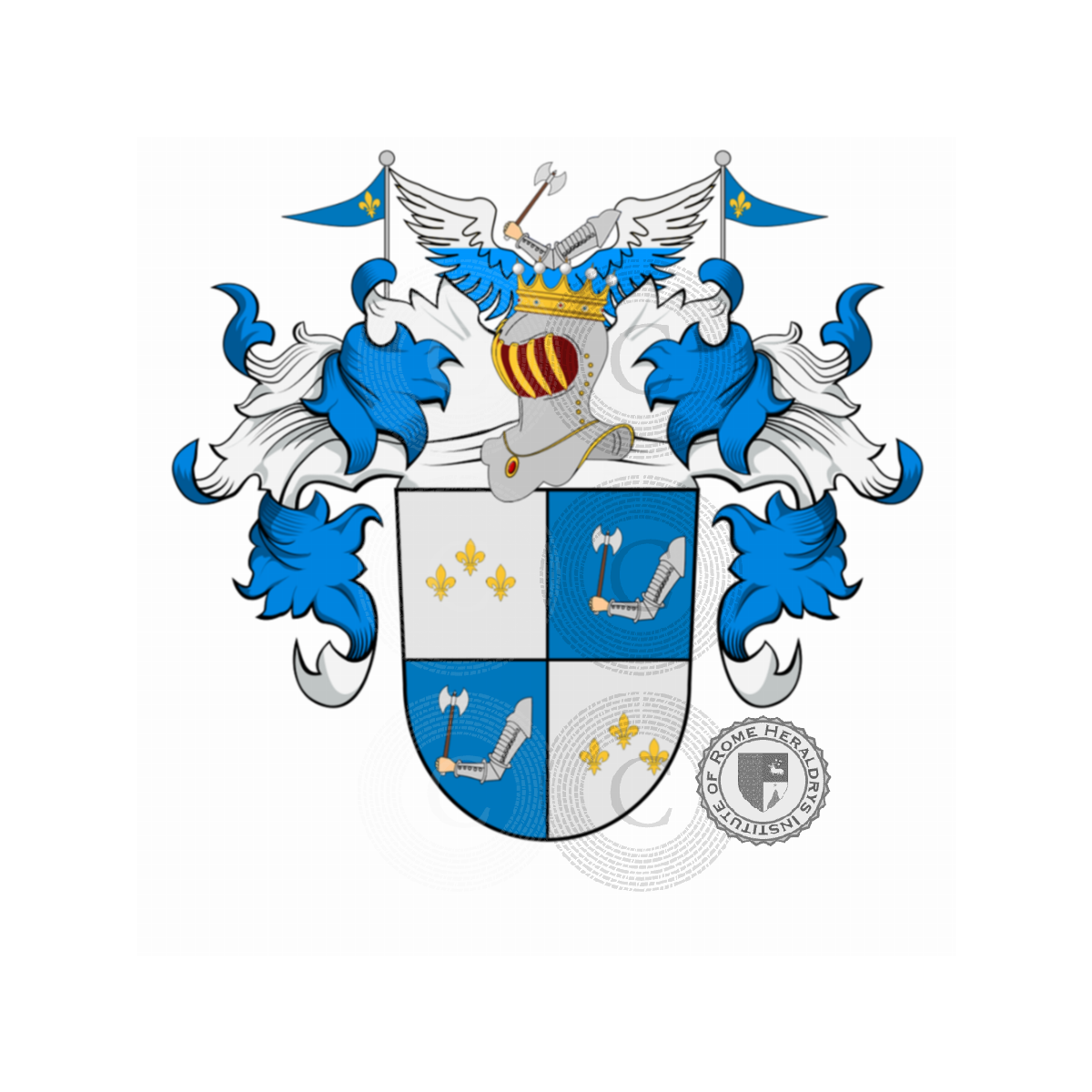 Coat of arms of familyHeckel, Hecke,Heckel