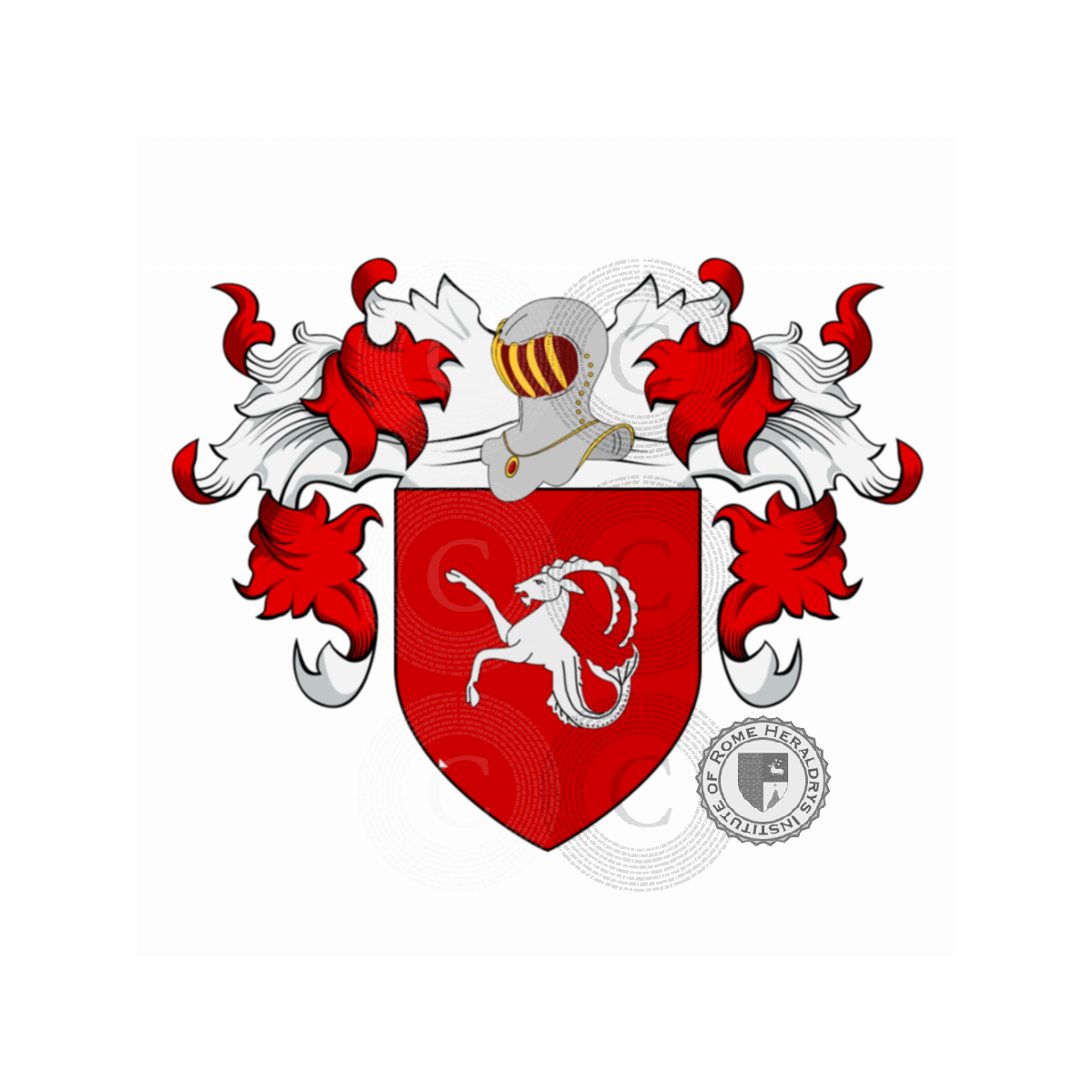 Wappen der FamiliePetri, De Petri,Petrei,Petri da Calvi