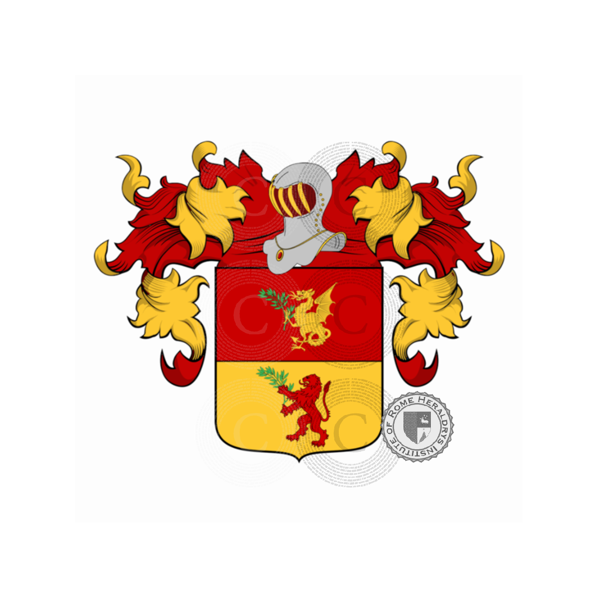 Escudo de la familiaZanatta, Panatta,Salvadori Zanatta