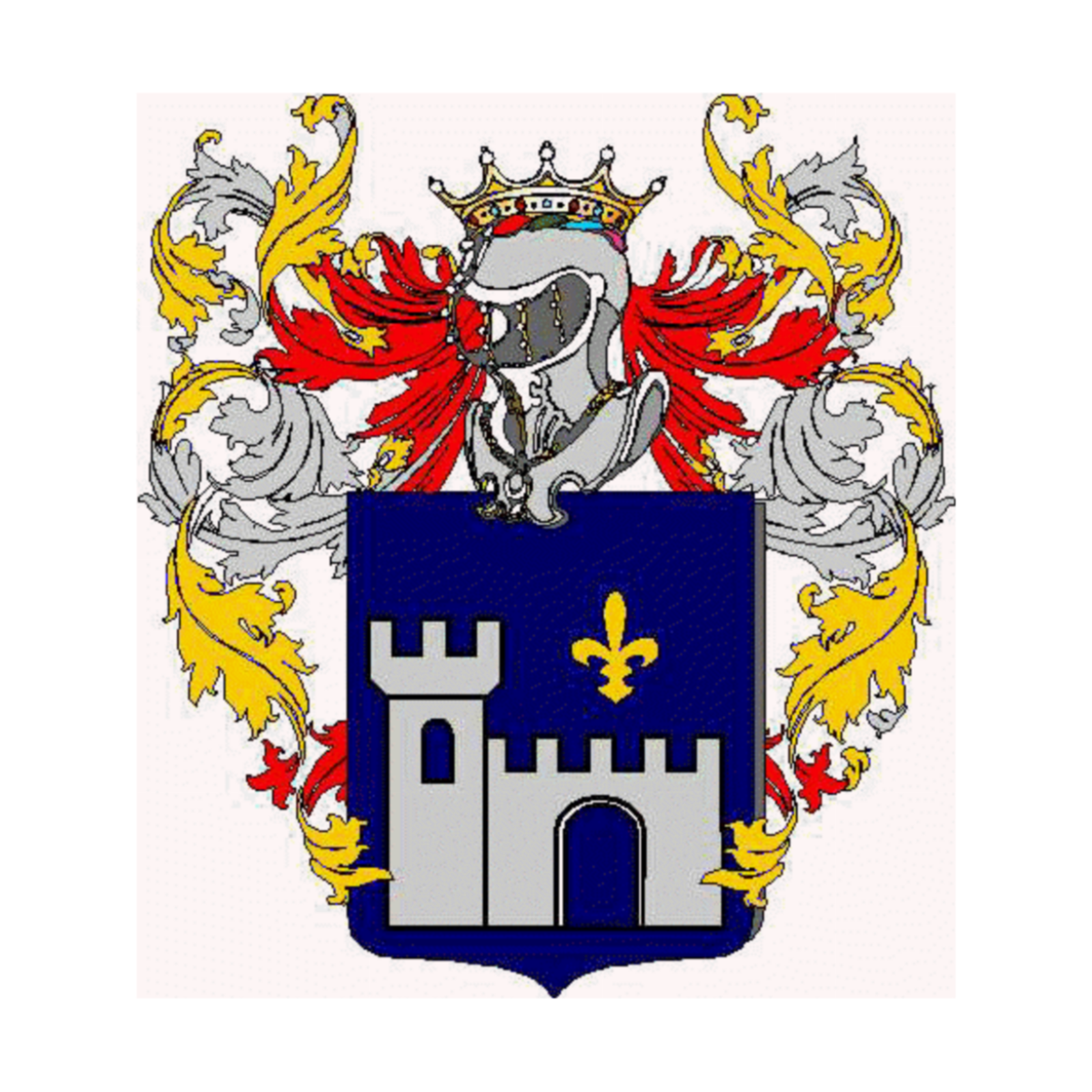 Coat of arms of familyChatelard, Ciastellaro