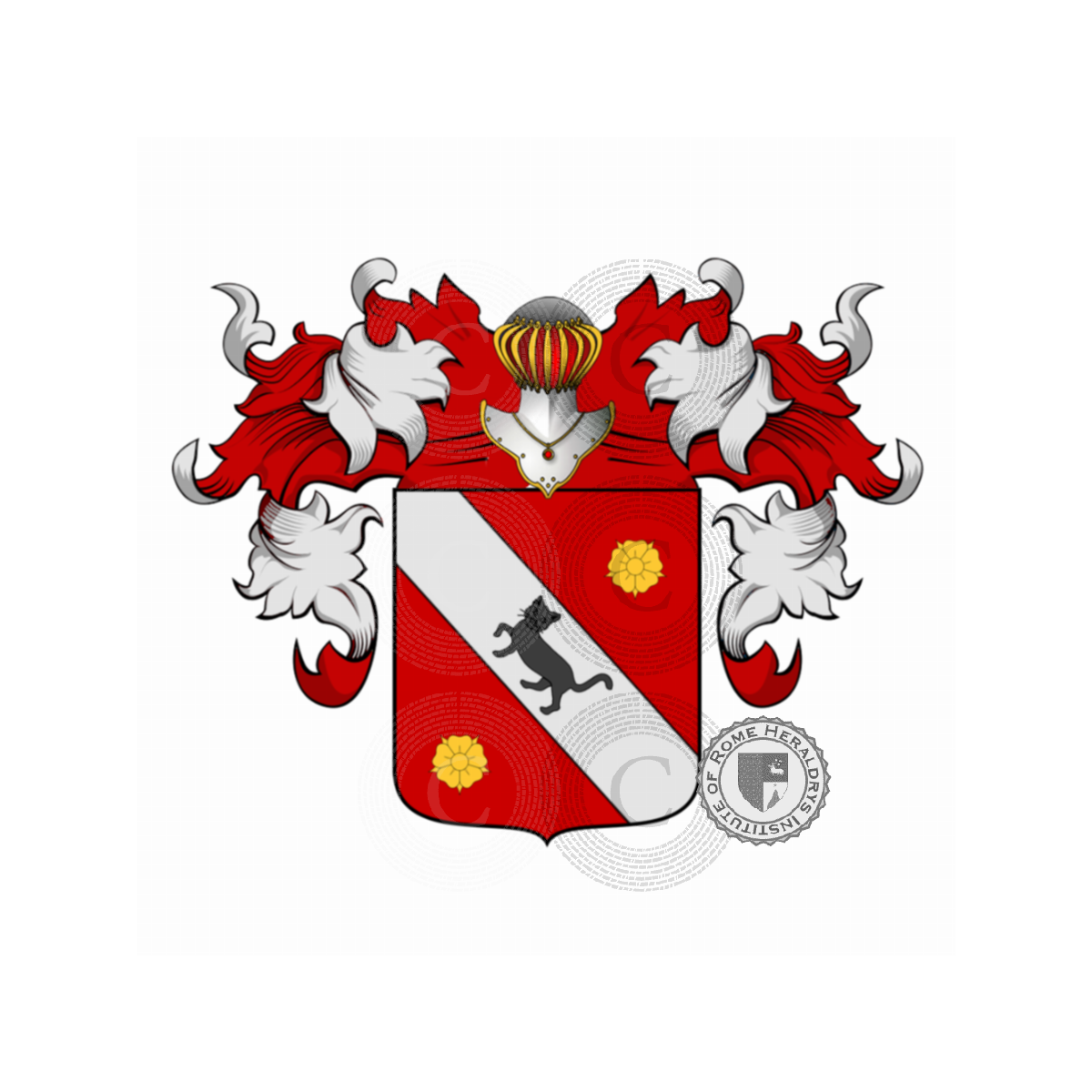 Escudo de la familiaRuggi d'Aragona