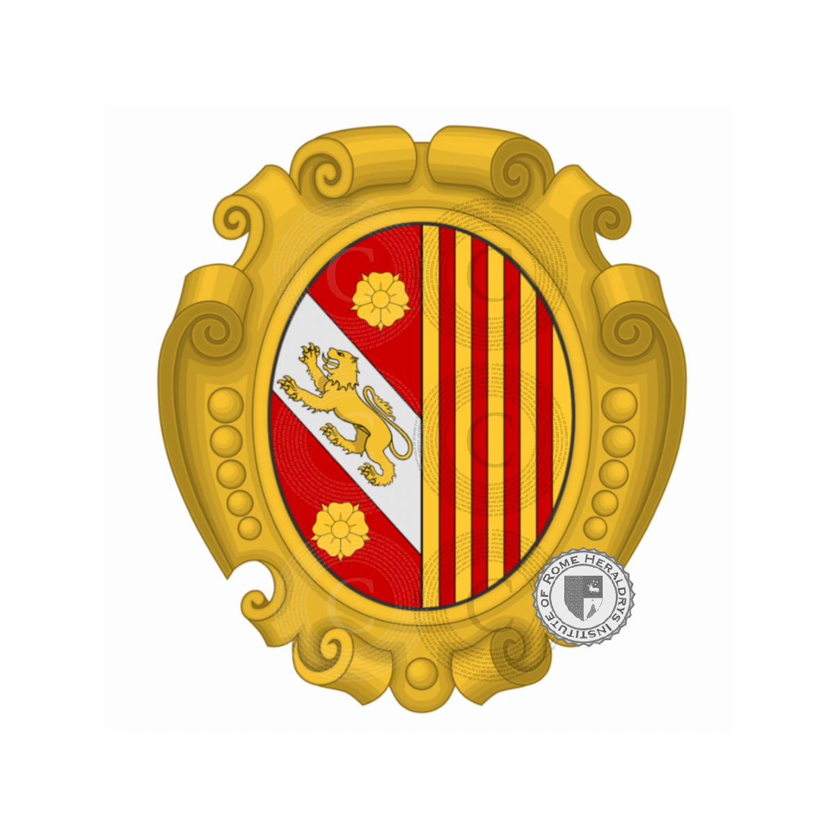 Wappen der FamilieRuggi d'Aragona