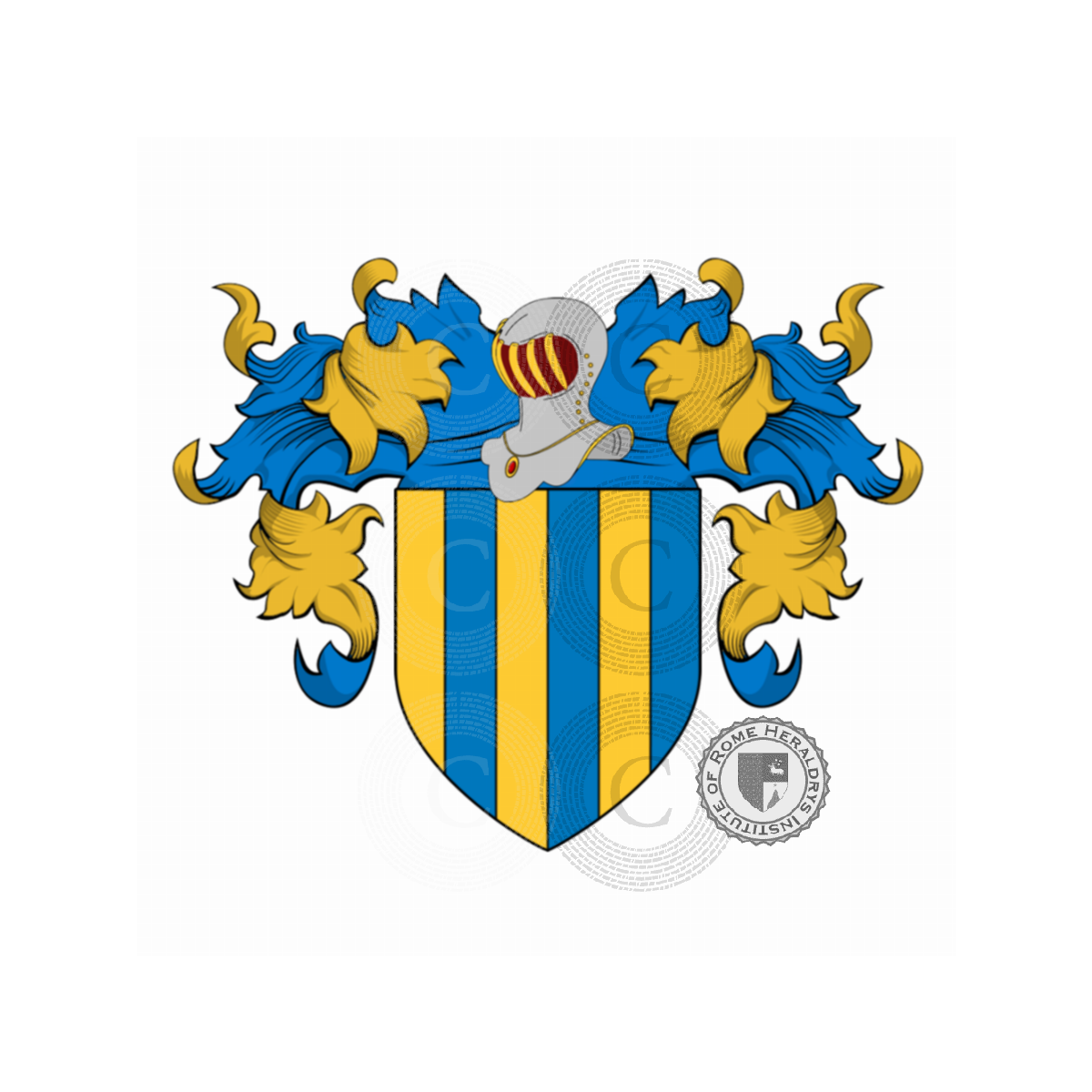 Wappen der FamilieBottega, de Apotheca,Donzelli,Donzelli Bottega