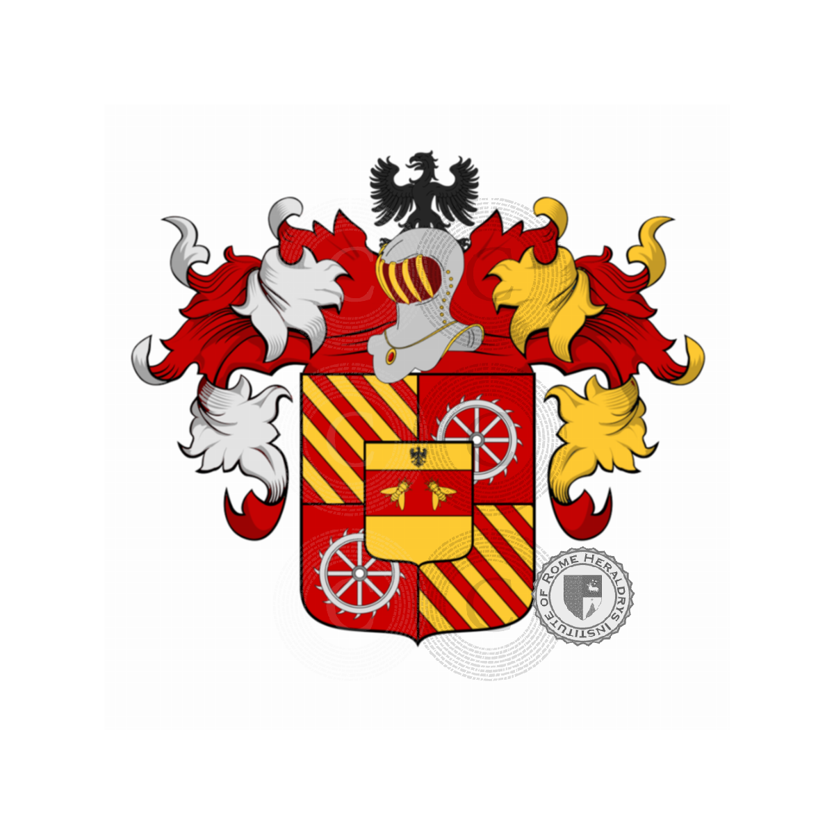 Wappen der FamiliePecchio Ghiringhelli Rota