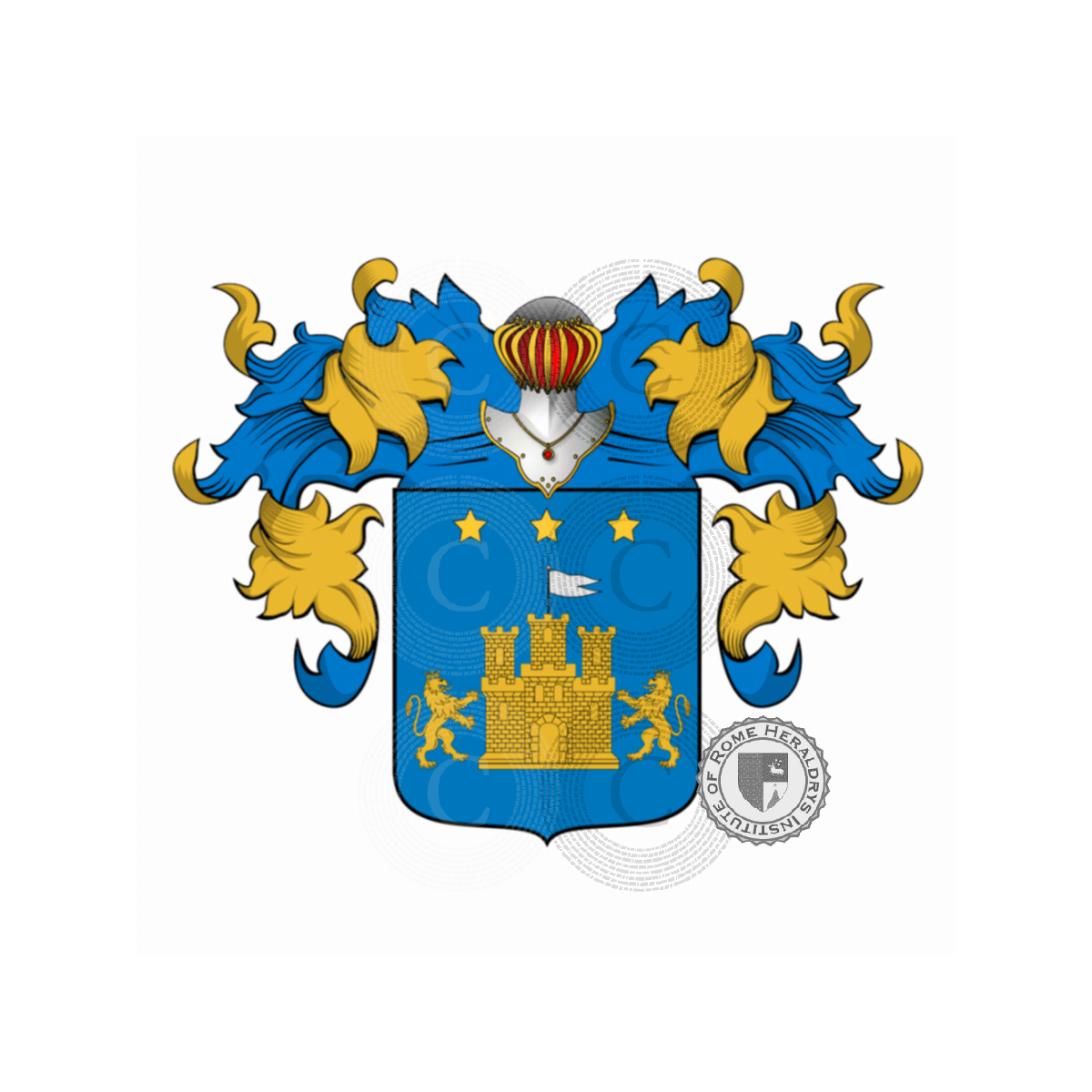 Coat of arms of familyCastro (de), de Castro