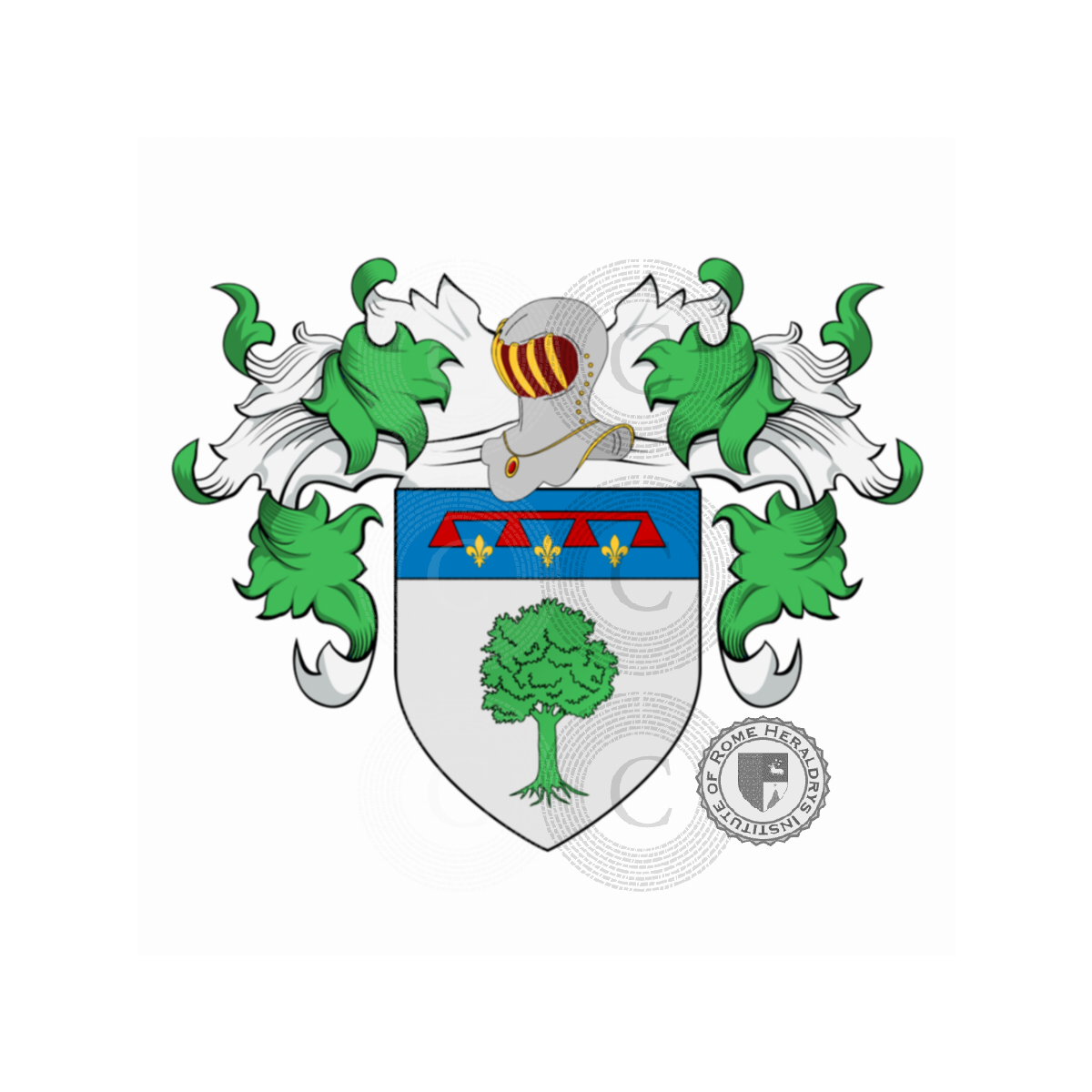 Wappen der FamiliePinetti, Pinete,Pineti