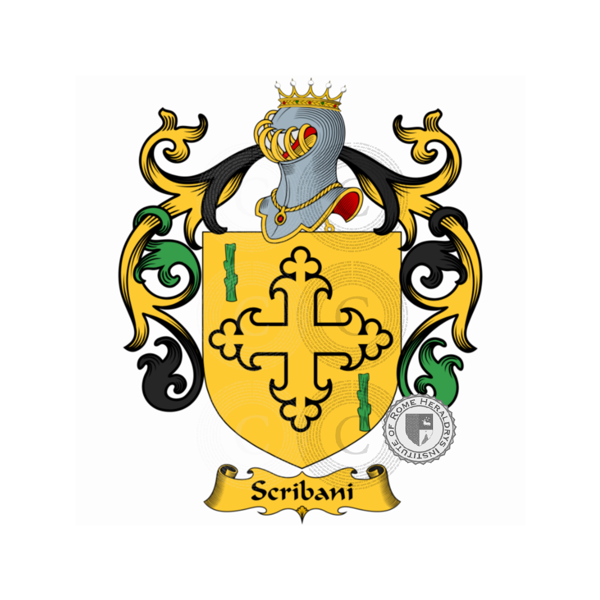 Wappen der FamilieScribani, Scribano