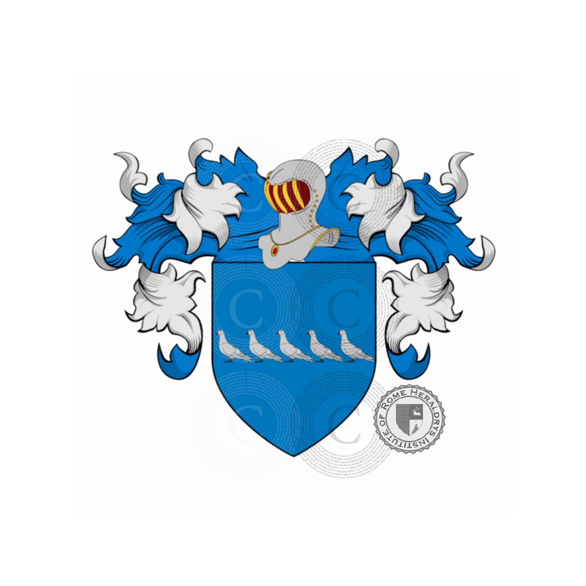 Wappen der FamiliePonzi, Pontii,Ponzo