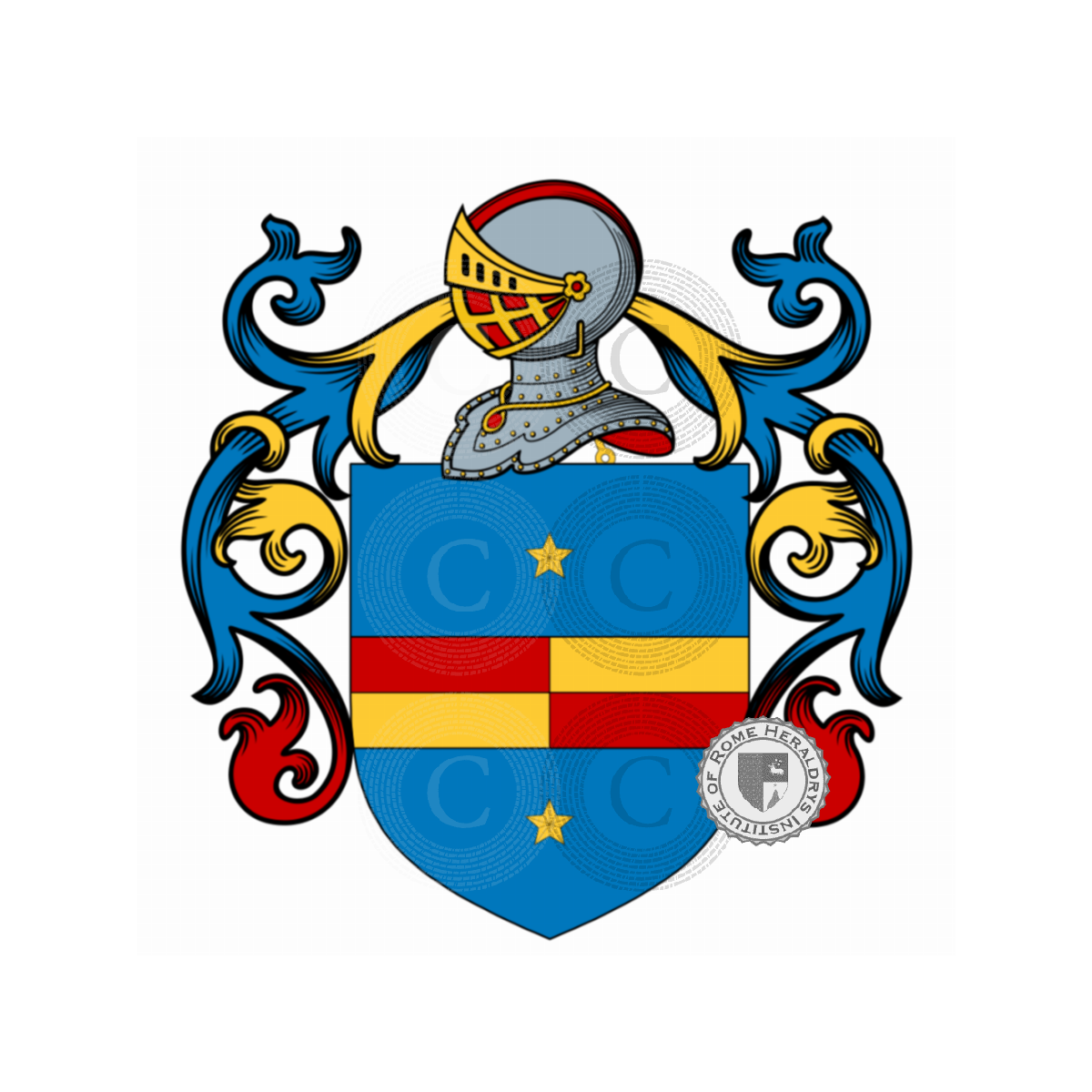 Escudo de la familiaPorqueddu, della Ratta,Ratti