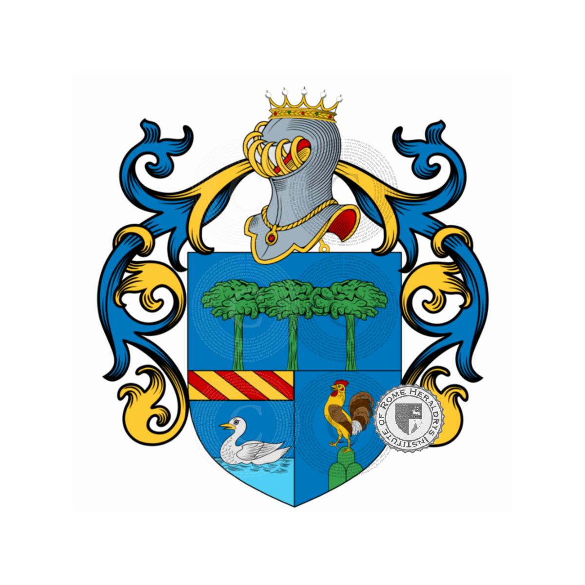 Wappen der FamiliePantanelli Napulioni Bellezza