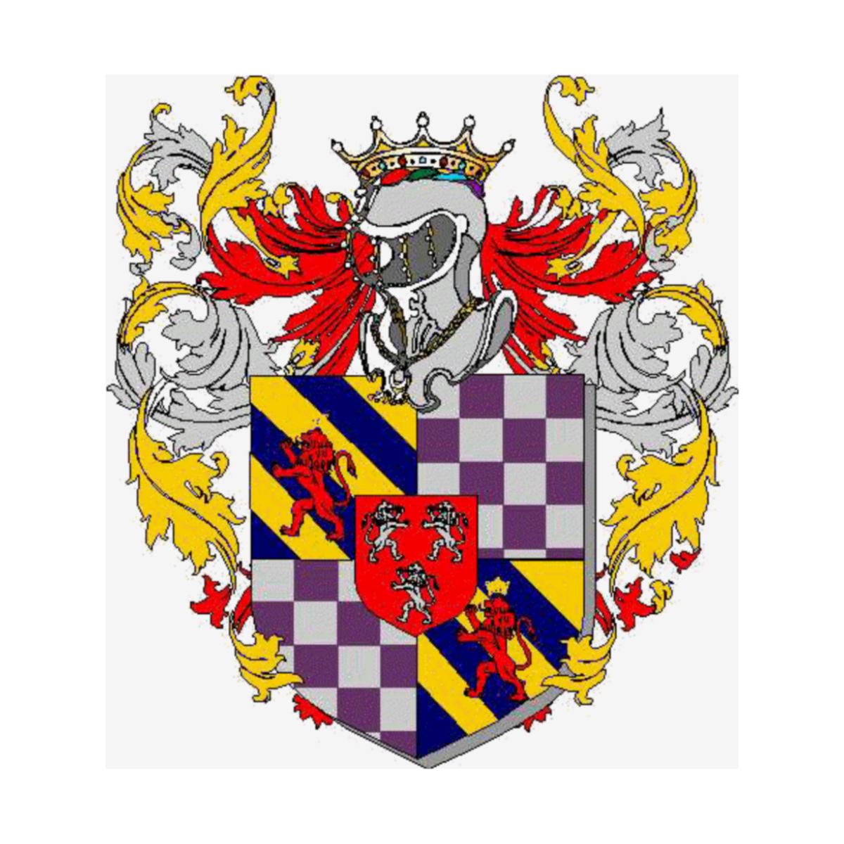 Wappen der FamilieCisa Asinari