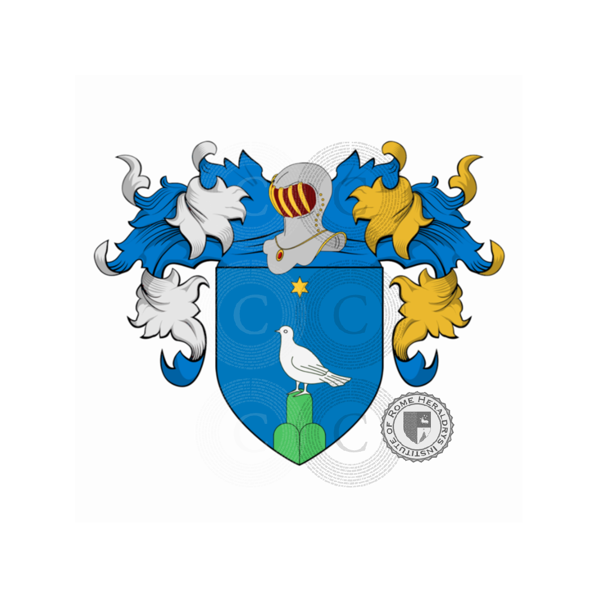 Wappen der Familiede Paolis, Paolis