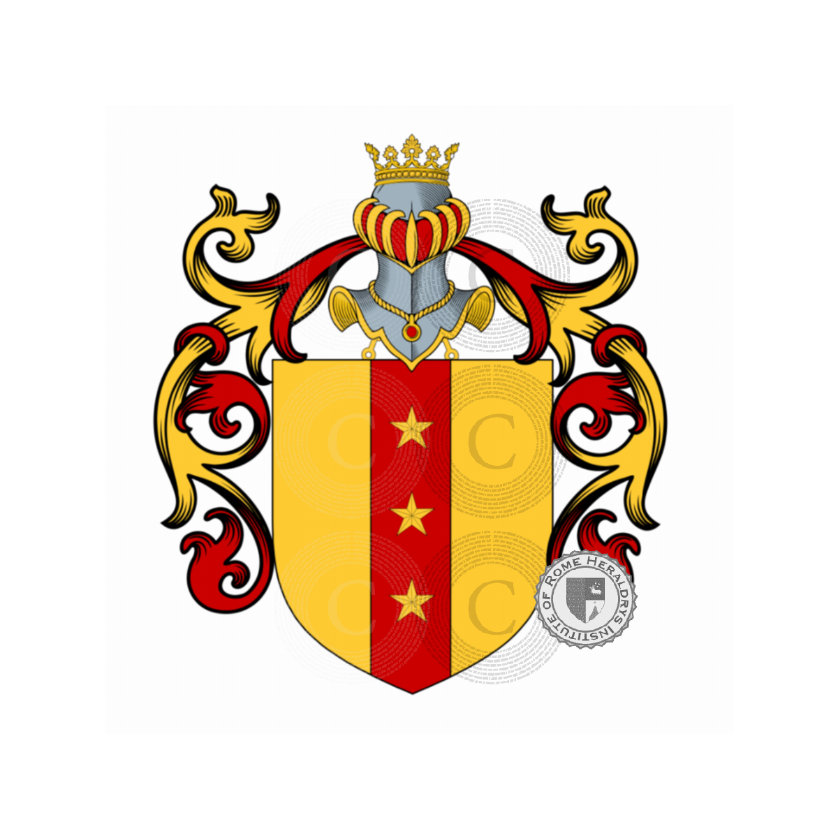 Coat of arms of familyPetrone, Petrini,Petrone