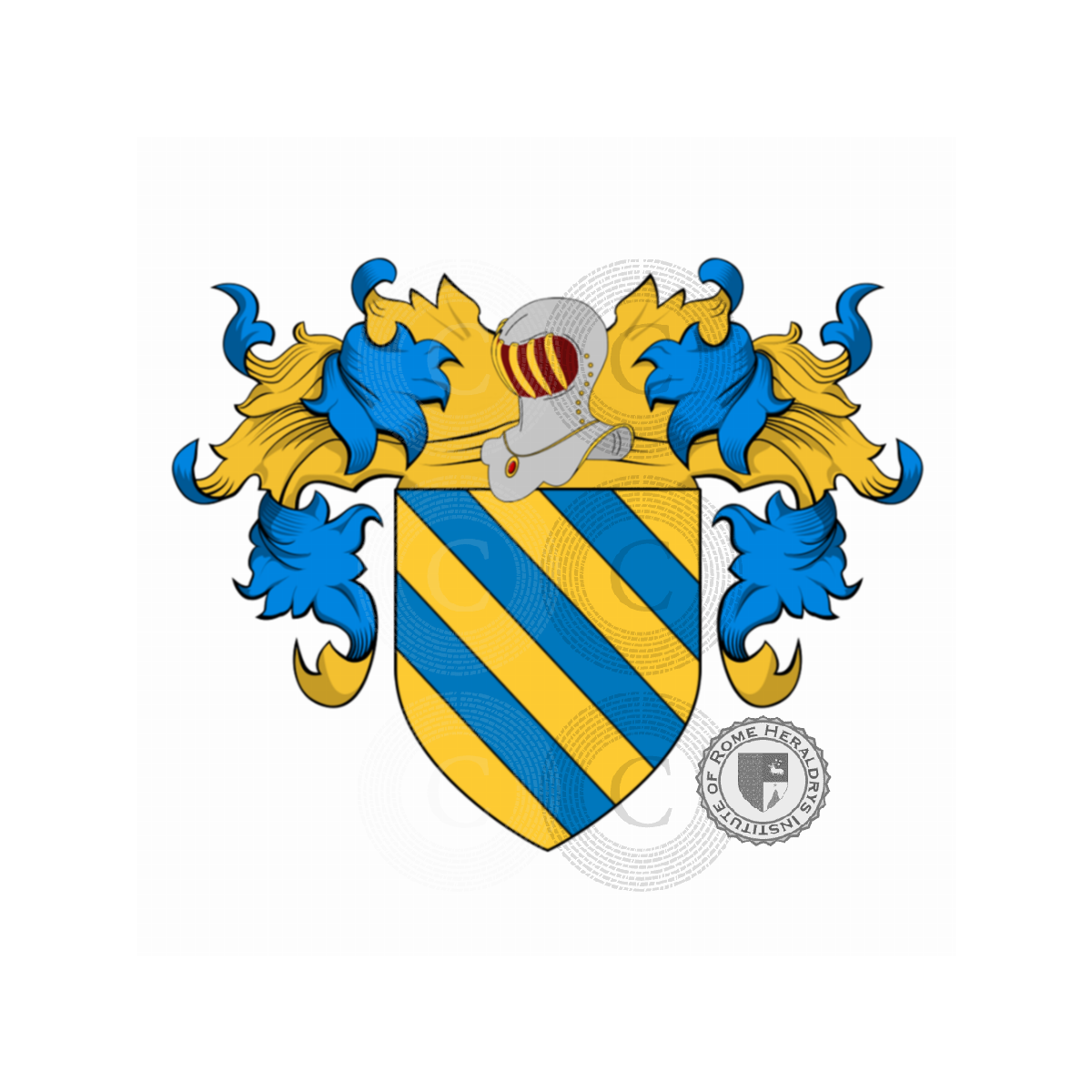 Coat of arms of familyPini, Chiavelli,Pini del Lion Bianco,Pini del Pino,Pini delle Stelle,Pini Palmerini