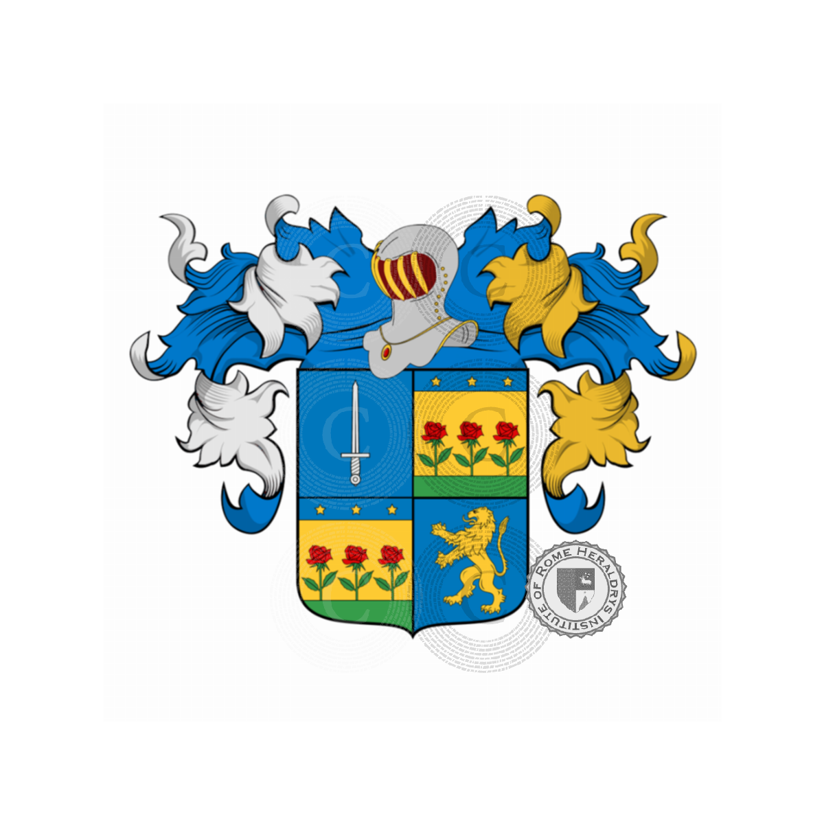 Coat of arms of familyBertin, Bertinon
