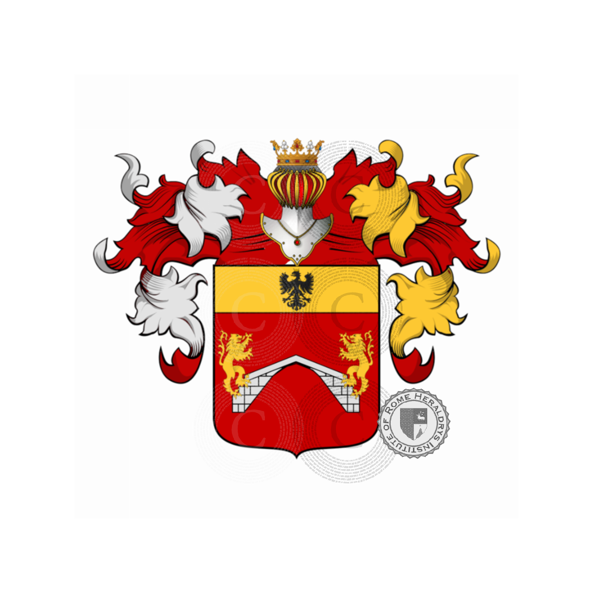 Wappen der FamiliePonti, da Ponti,de Ponti,delli Ponti