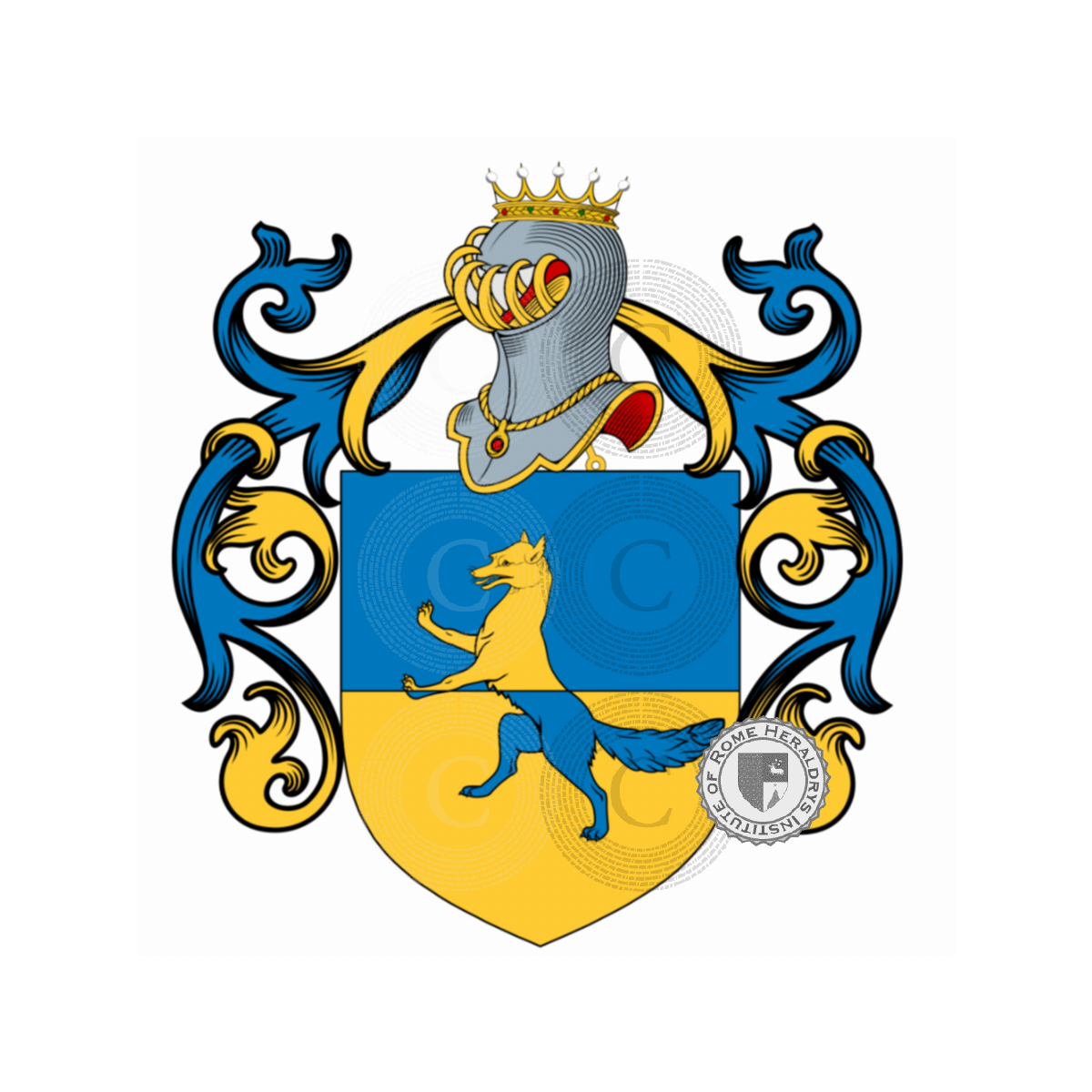 Wappen der FamilieVolpe, Bolpe,dalla Volpe