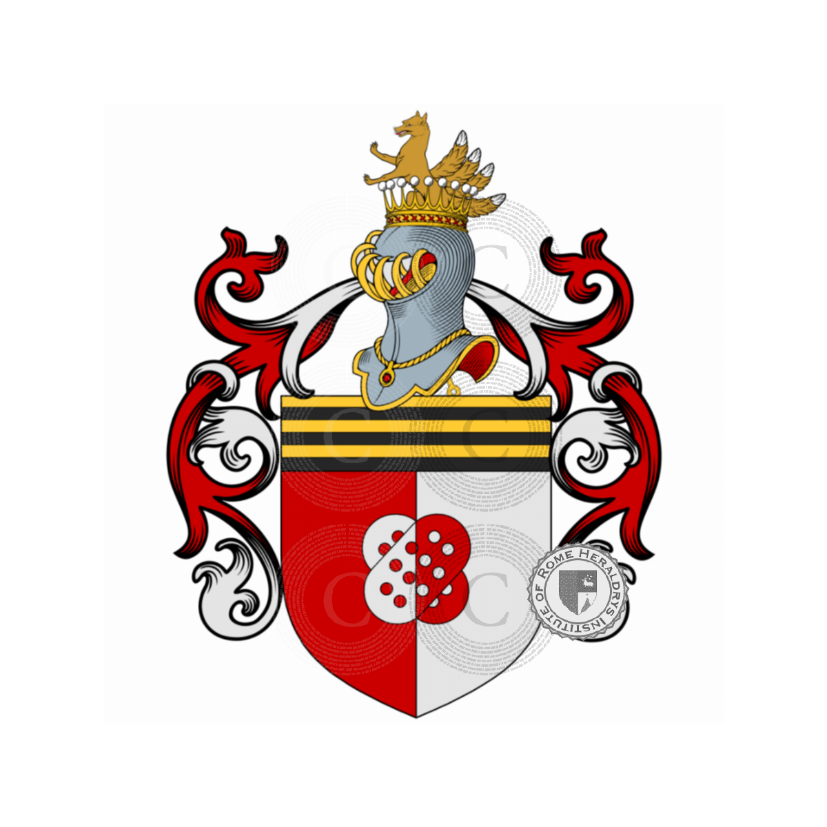 Wappen der Familiedella Volpe, Bolpe,dalla Volpe