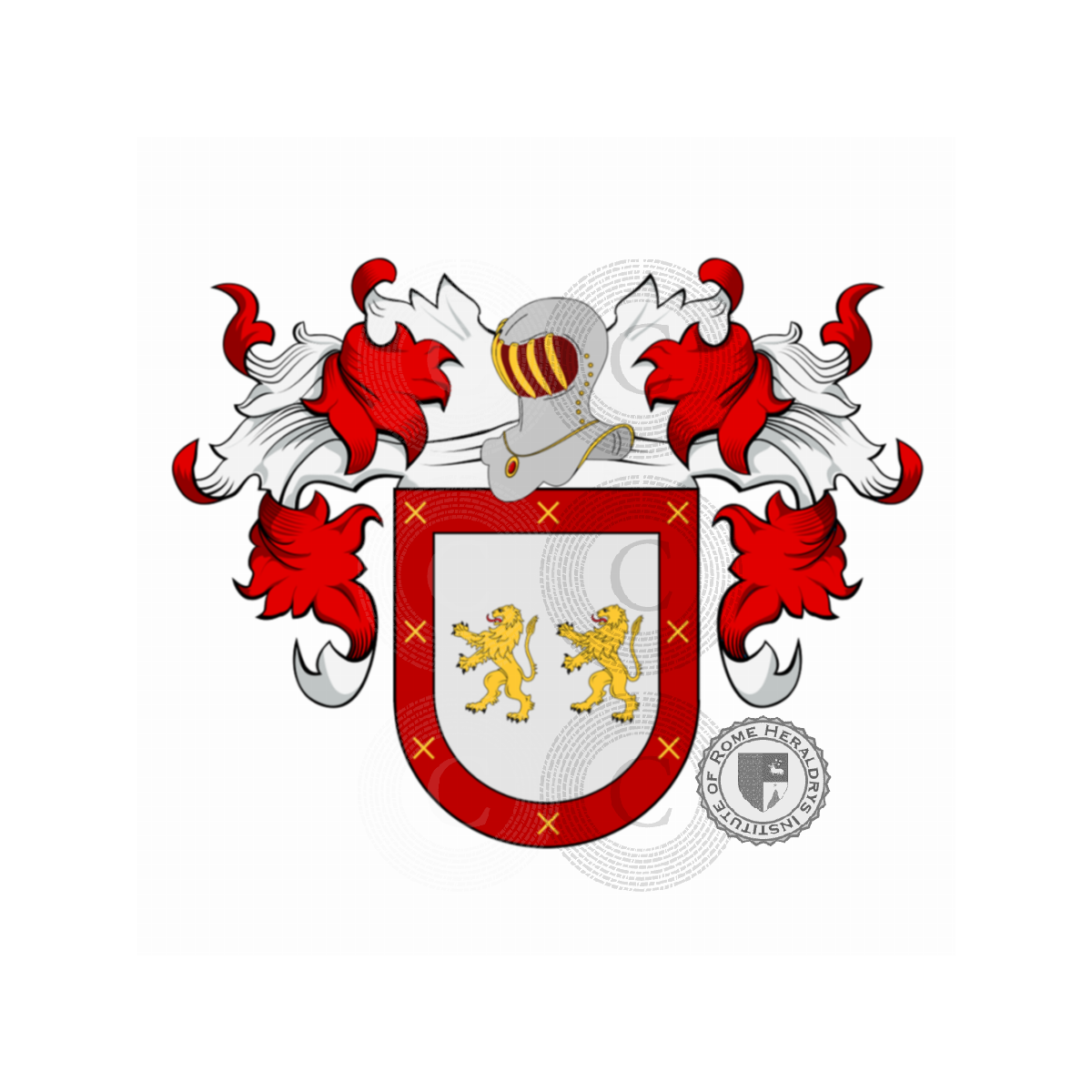 Escudo de la familiaAlgarines, Algarin,Algarines