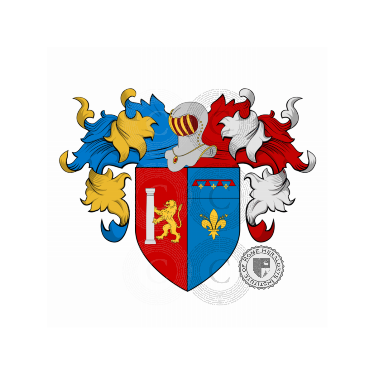 Wappen der FamiliePiacenti, Piacente,Piacenzi