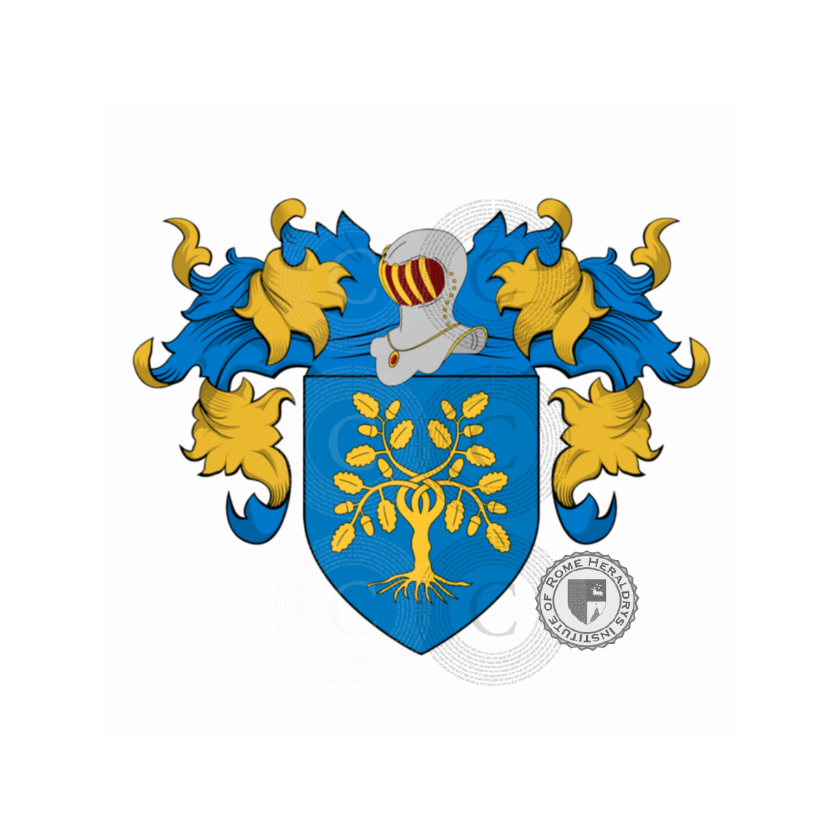 Escudo de la familiadella Rovere, dalla Rovere,della Rovere,Lalignami,Rovori,Vinovo