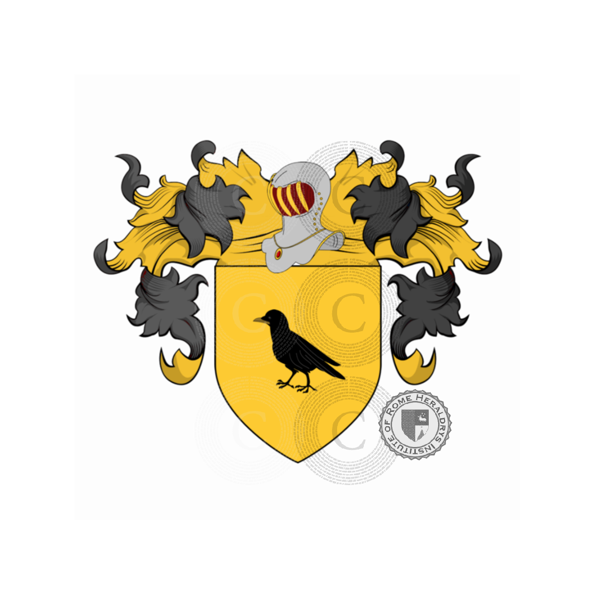 Wappen der FamilieCorvini, Soncini