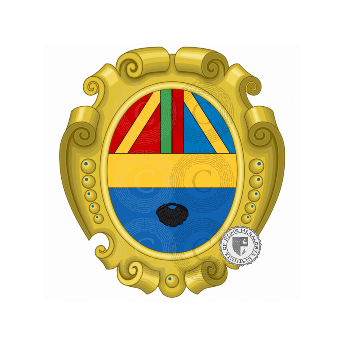 Escudo de la familiaBarbato, Barbuto