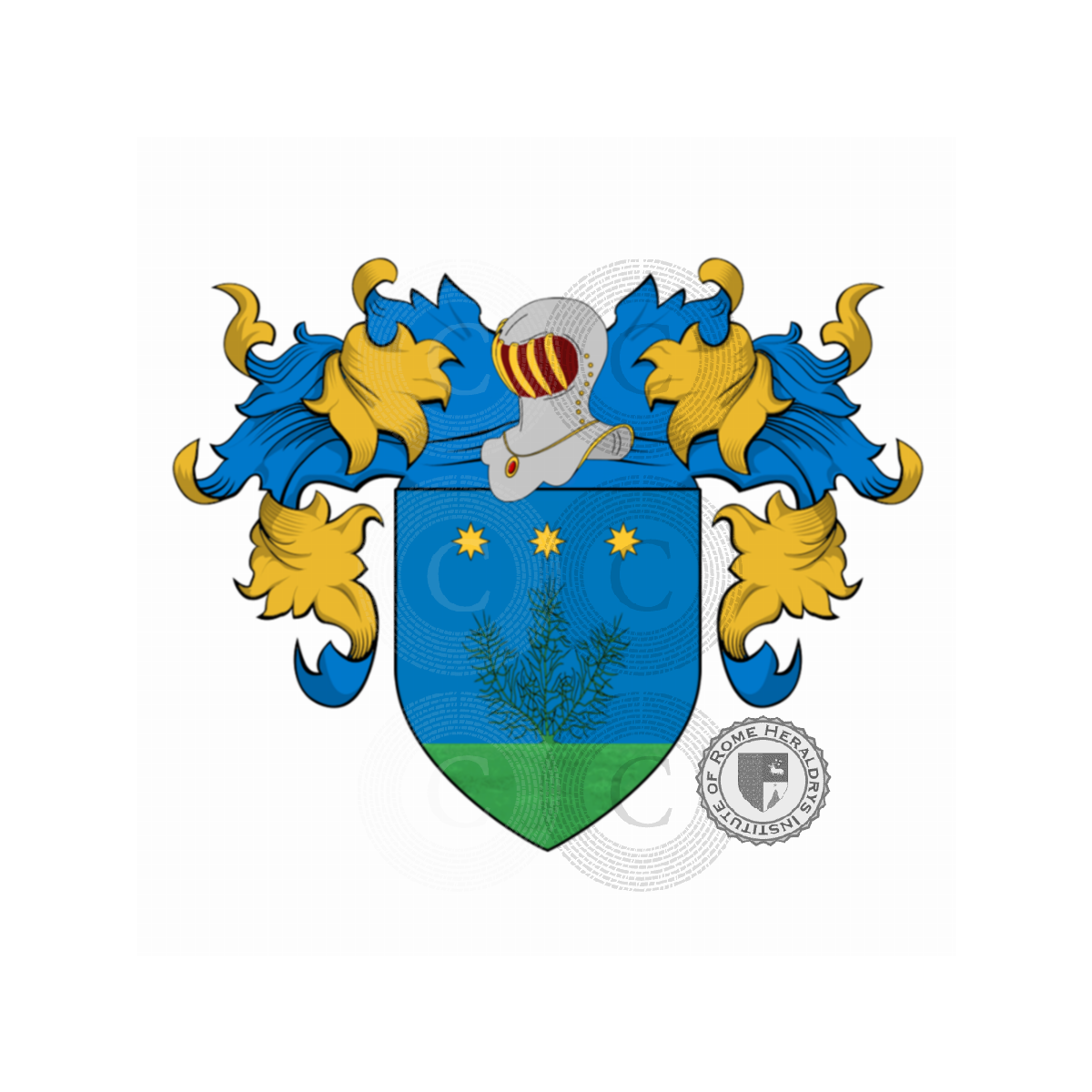 Coat of arms of familyZucchi, Zucchi