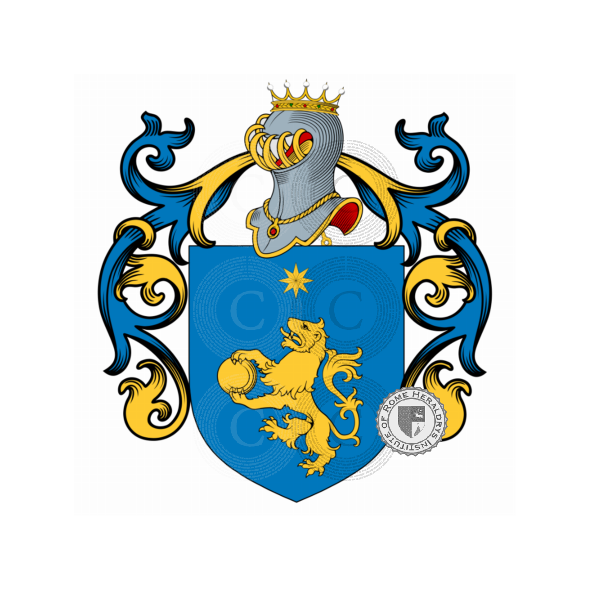 Escudo de la familiaLuchini, Luchini,Luchinus