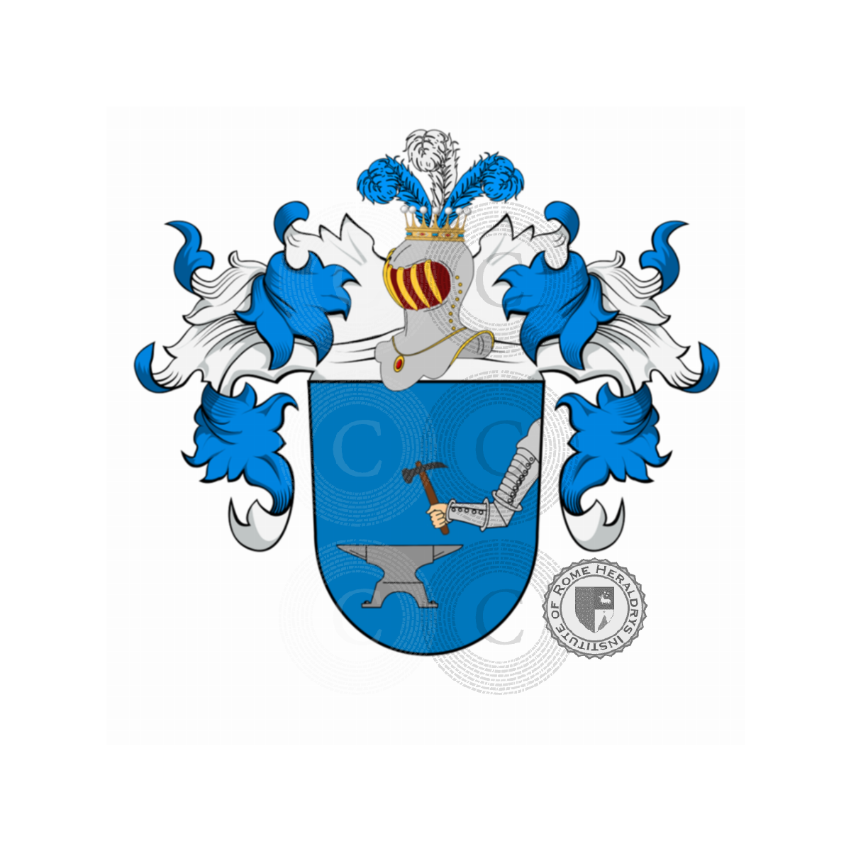 Coat of arms of familyKleinschmidt, Kleinschmit von Lengefeld