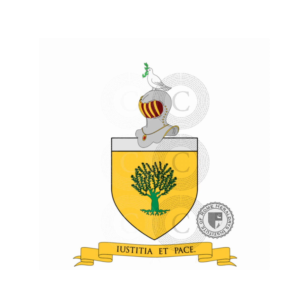 Escudo de la familiaOlliveti, Olliveti