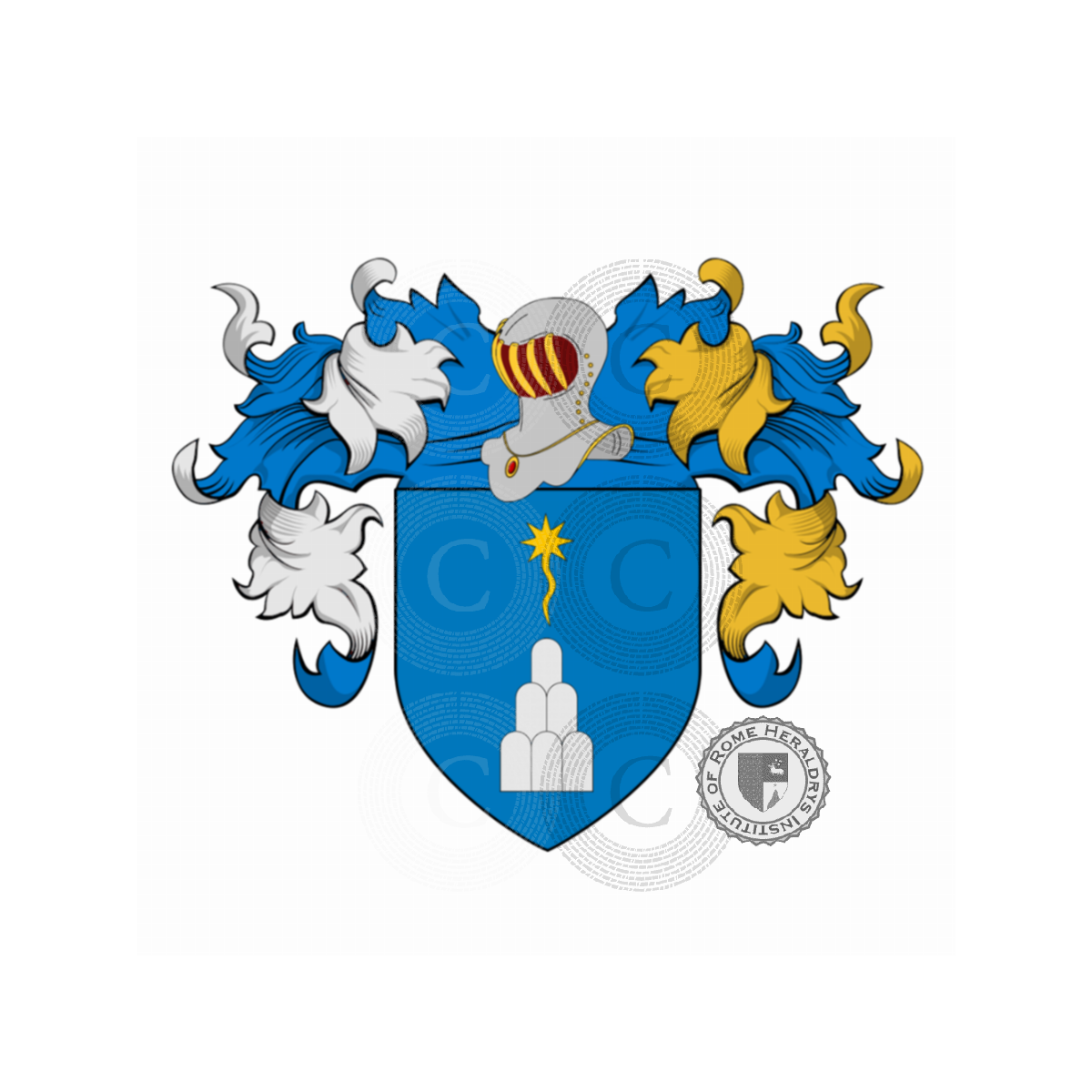 Wappen der FamilieBoni, Boni,Boni delle Ruote
