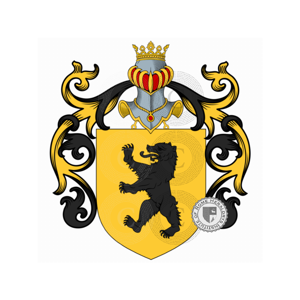 Coat of arms of familyOrso, dall'Orso,dell'Orso