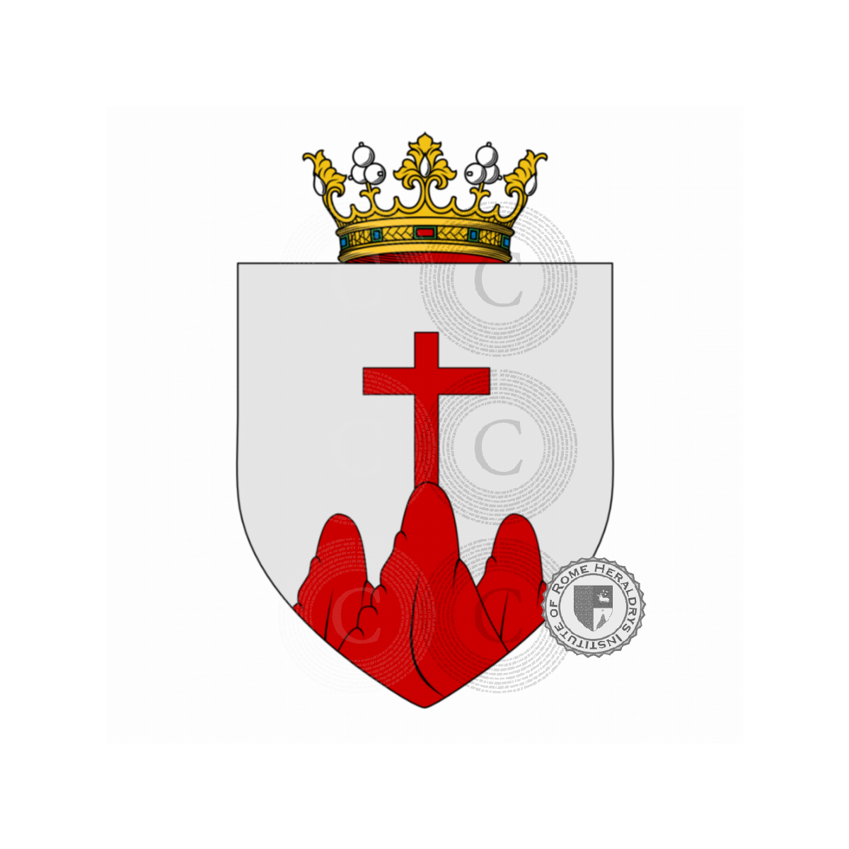 Wappen der Familiela Rocca, della Rocca,la Rocca,Larocca,Rocha
