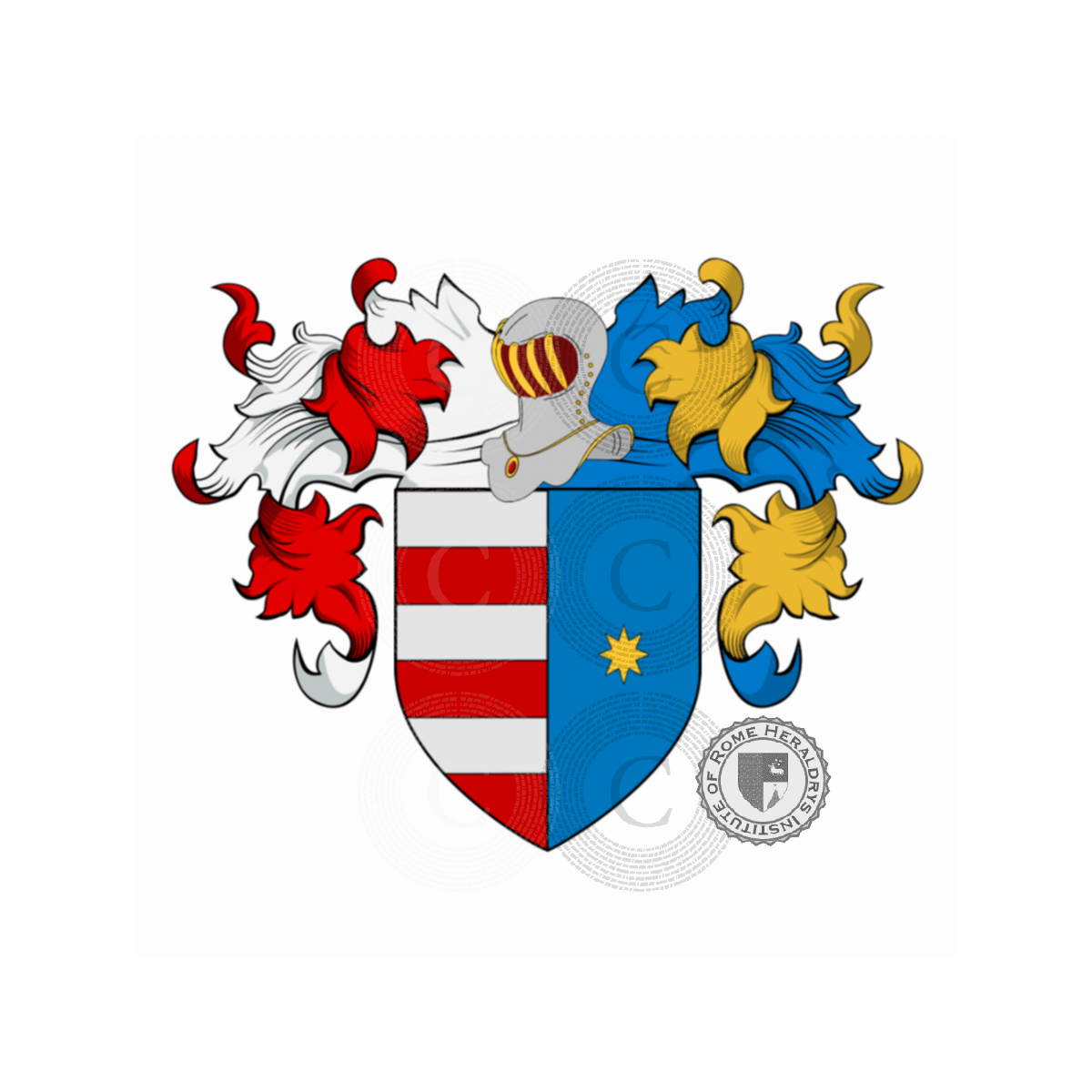 Coat of arms of familyDoni Borgognoli, Doni