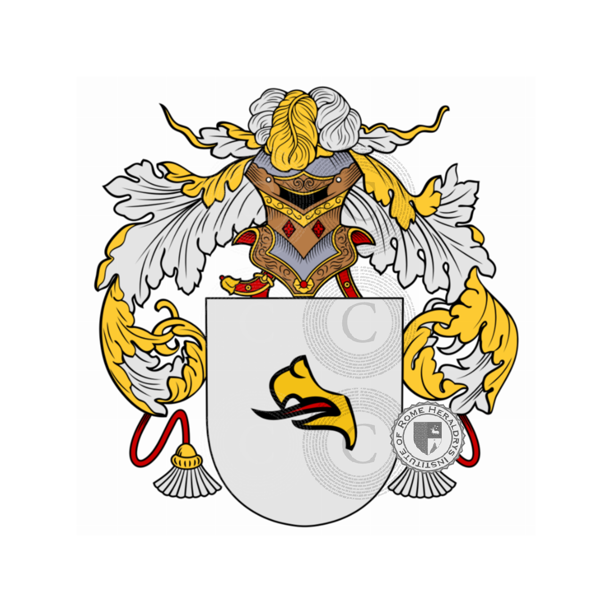 Wappen der FamilieTesoro, van Hellemont