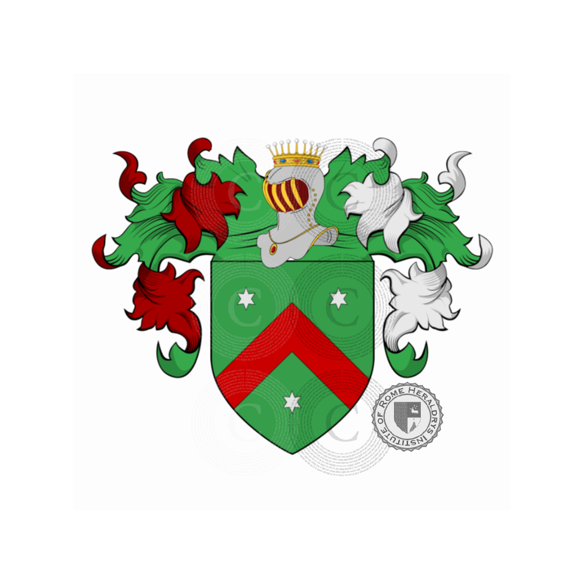 Escudo de la familiaCalori, Caloira,Calora,Calore,Calori Stremiti,Caloria,Calorio