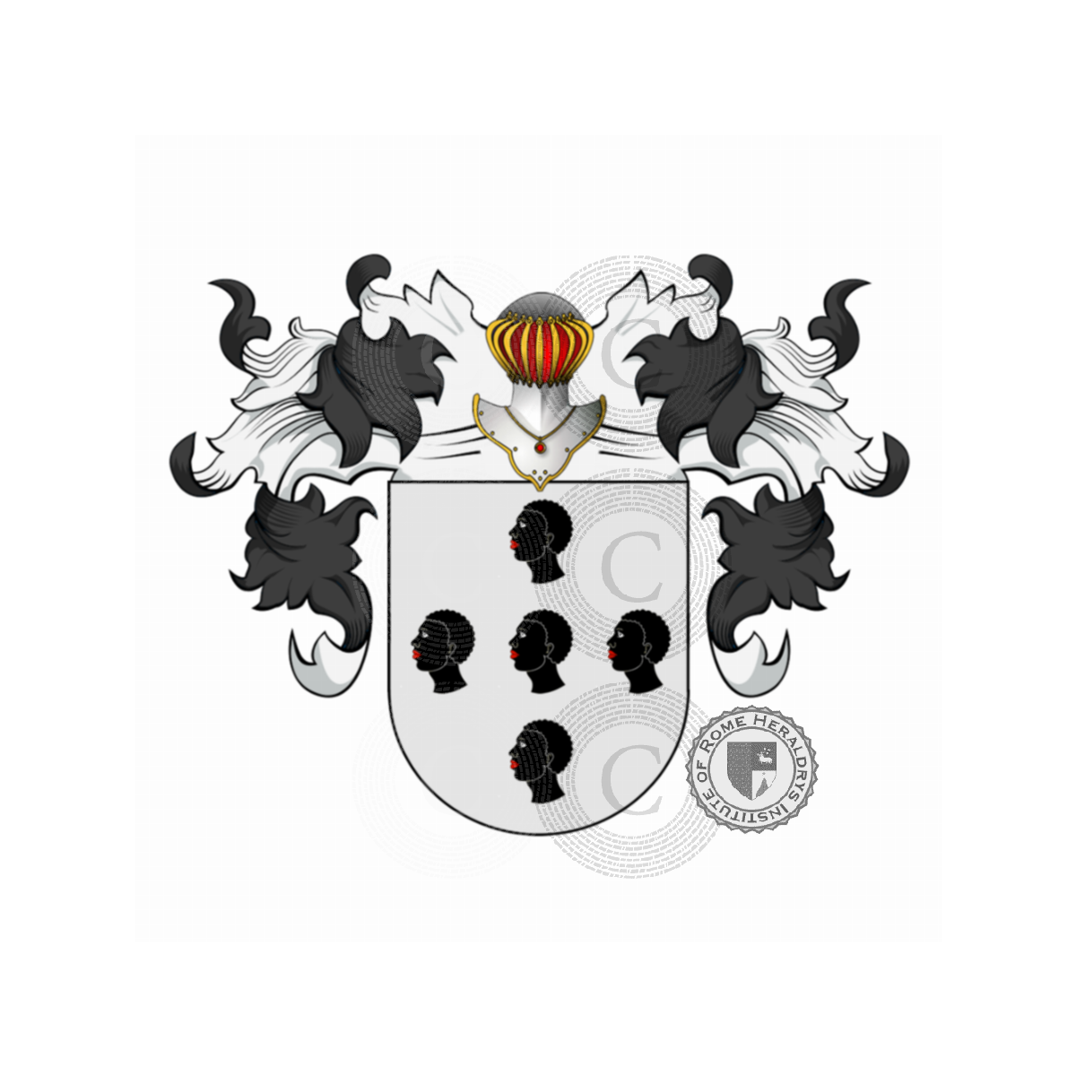 Escudo de la familiaCastrillo, Castillo,Castrilli