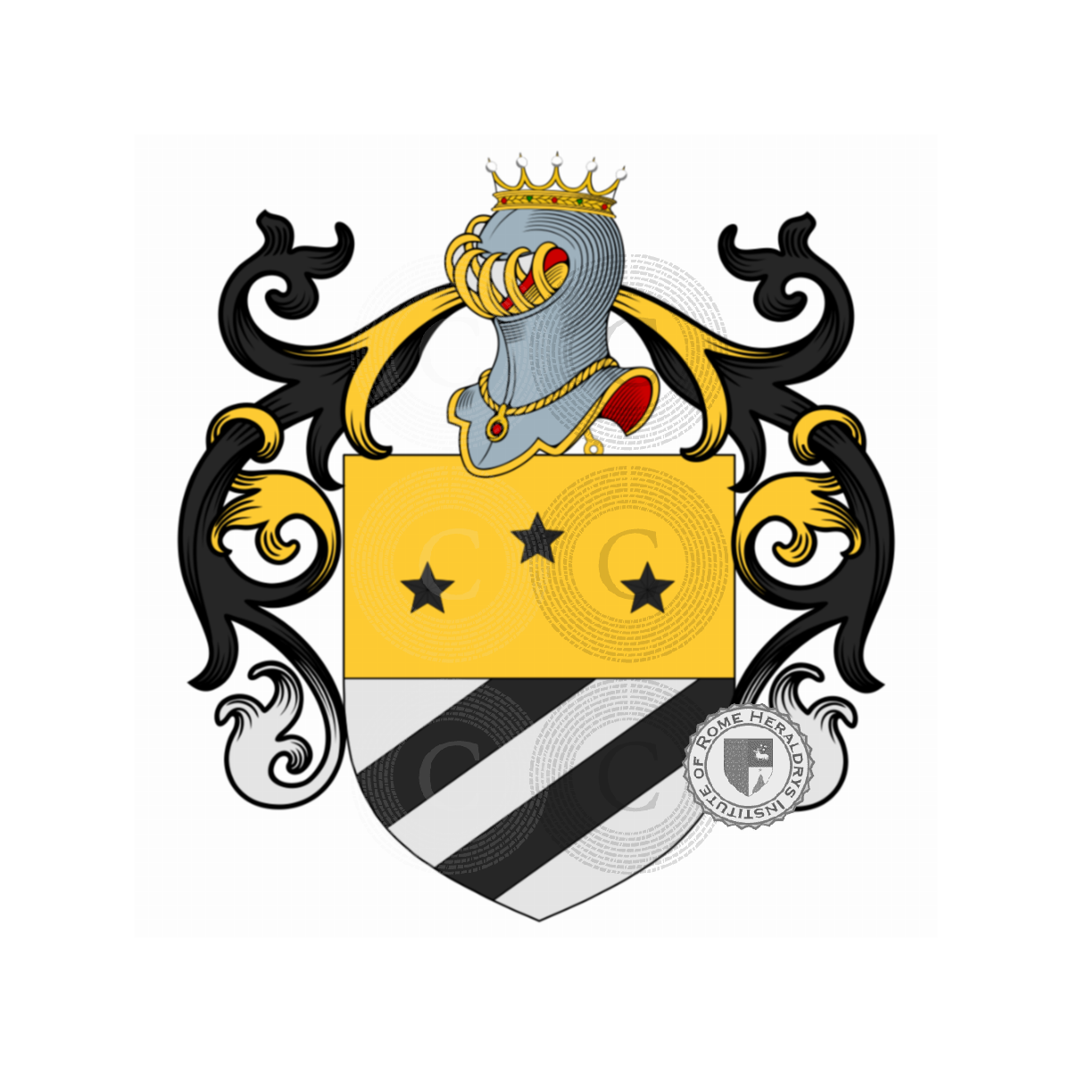 Wappen der FamilieZanetti, Zanella,Zanetti