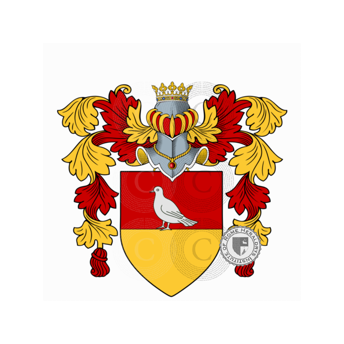 Coat of arms of familyMarullo, Carullo,Merula,Merulla,Mirulla