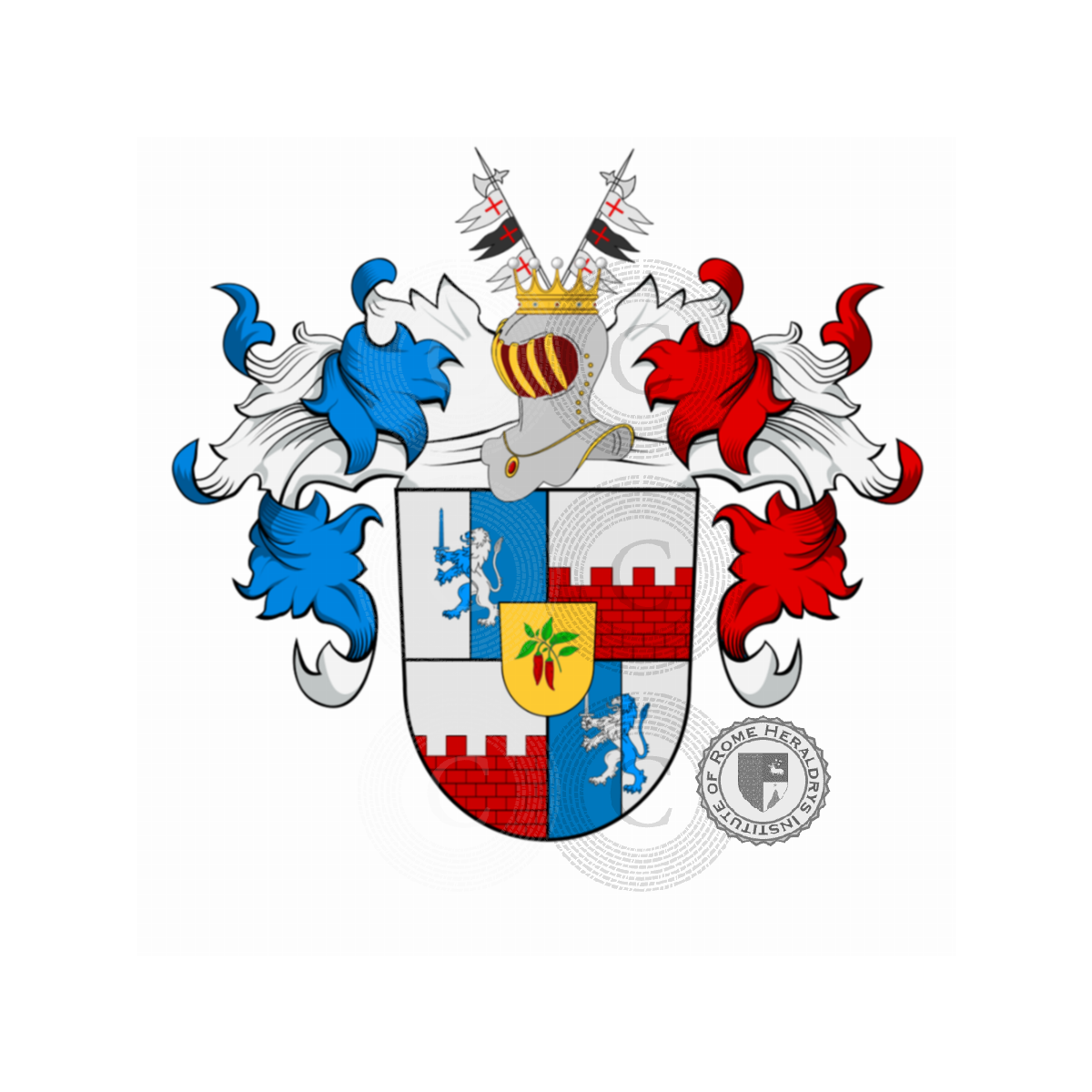 Wappen der FamiliePepper, Peper,Peperlow