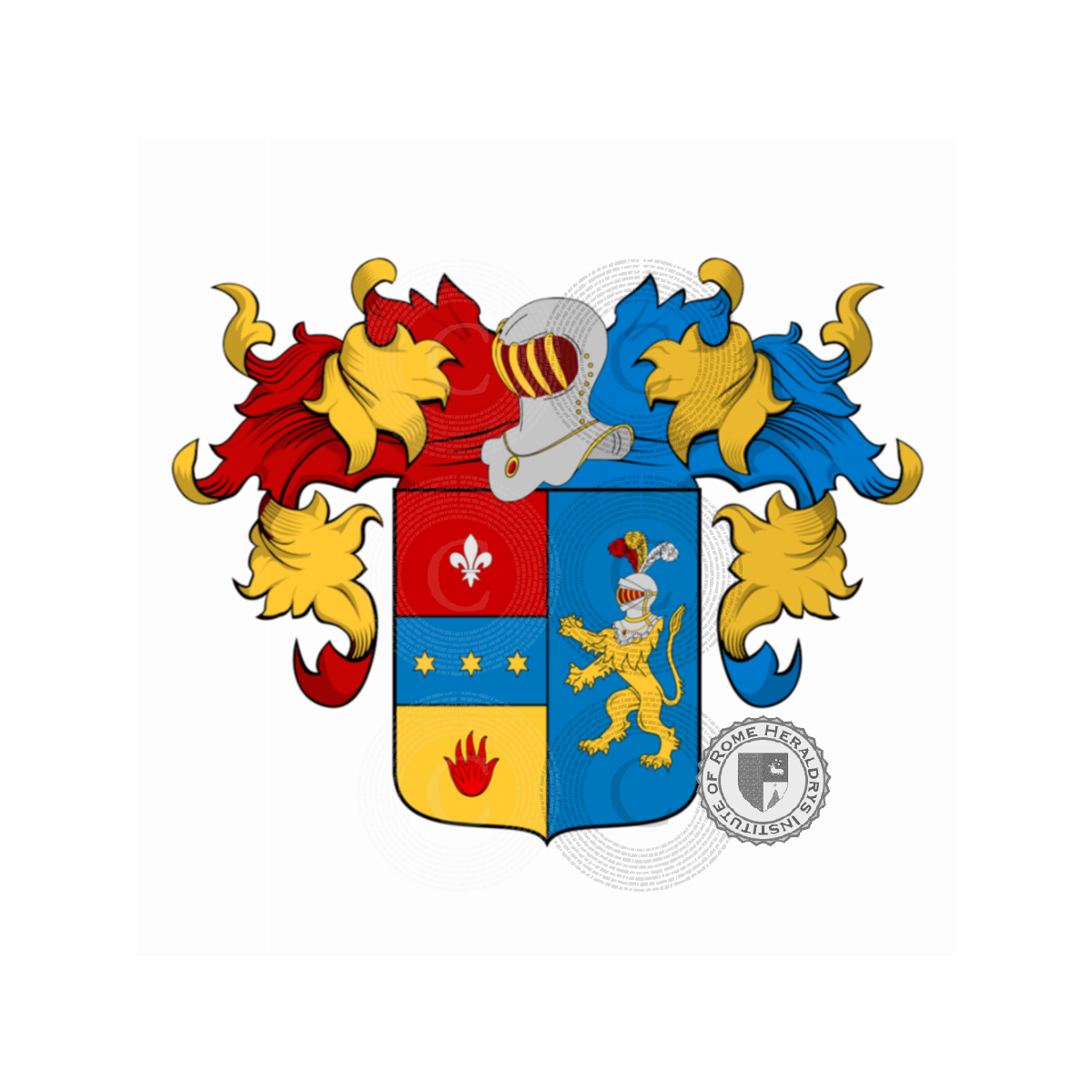 Wappen der FamiliePandolfi Alberici