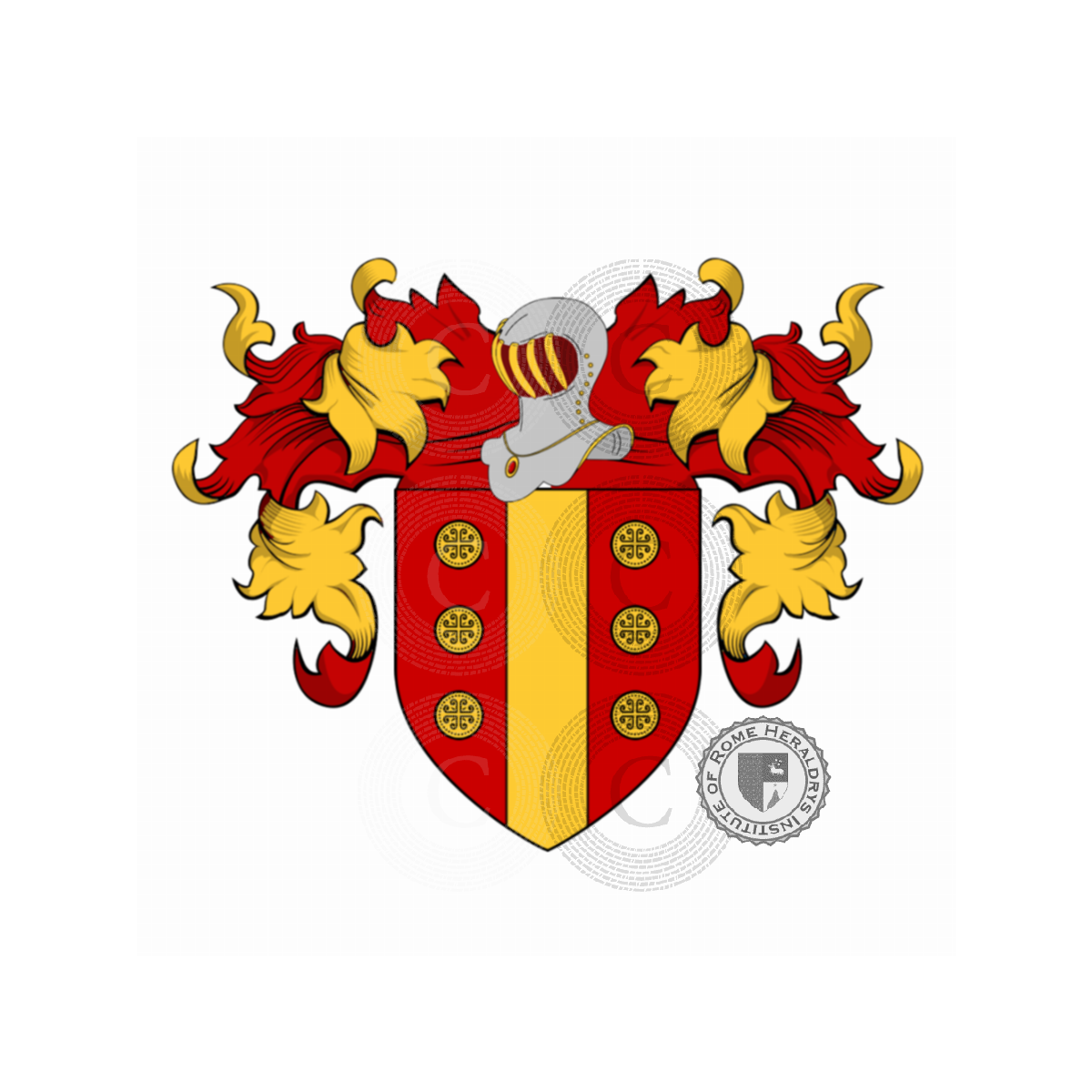 Wappen der FamiliePompeo, de Pompeo