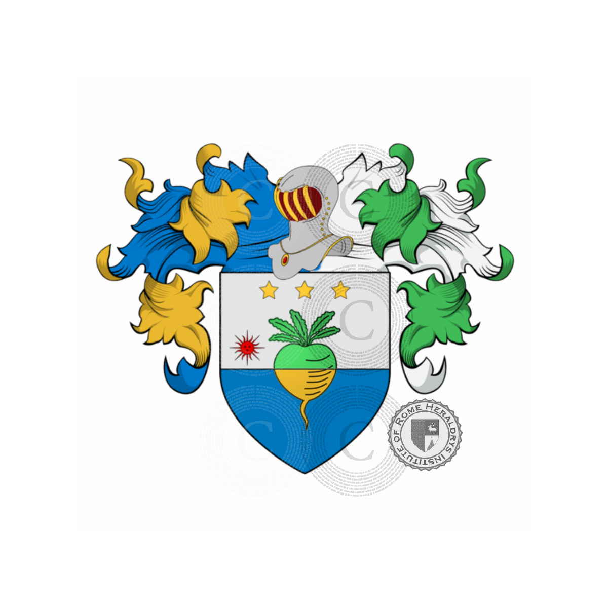 Coat of arms of familyRaveria, Raveria,Ravero