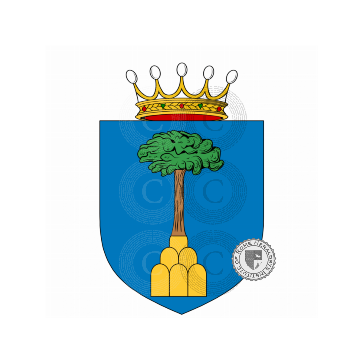 Wappen der FamilieDolci, del Doce,Duca,Duce