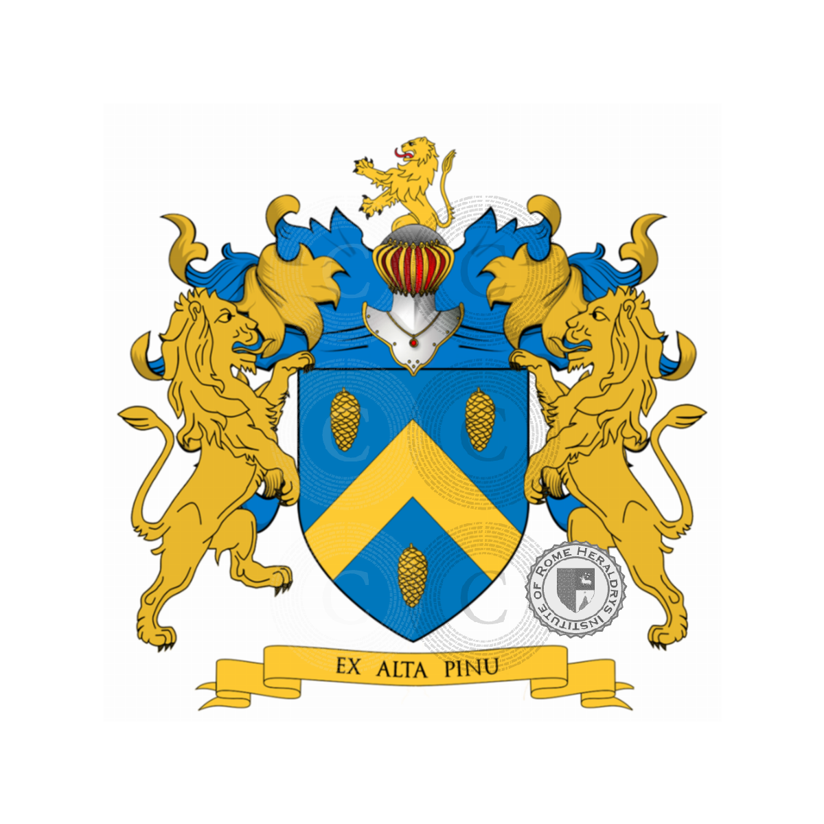 Escudo de la familiaPinon, Pinon du Mettray
