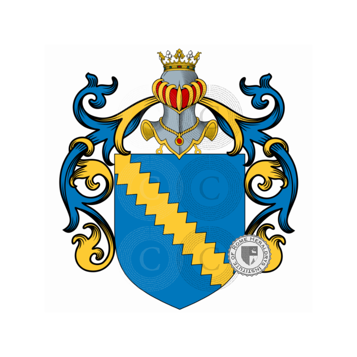 Escudo de la familiaCorreale, Correale,Curiali,Curriale